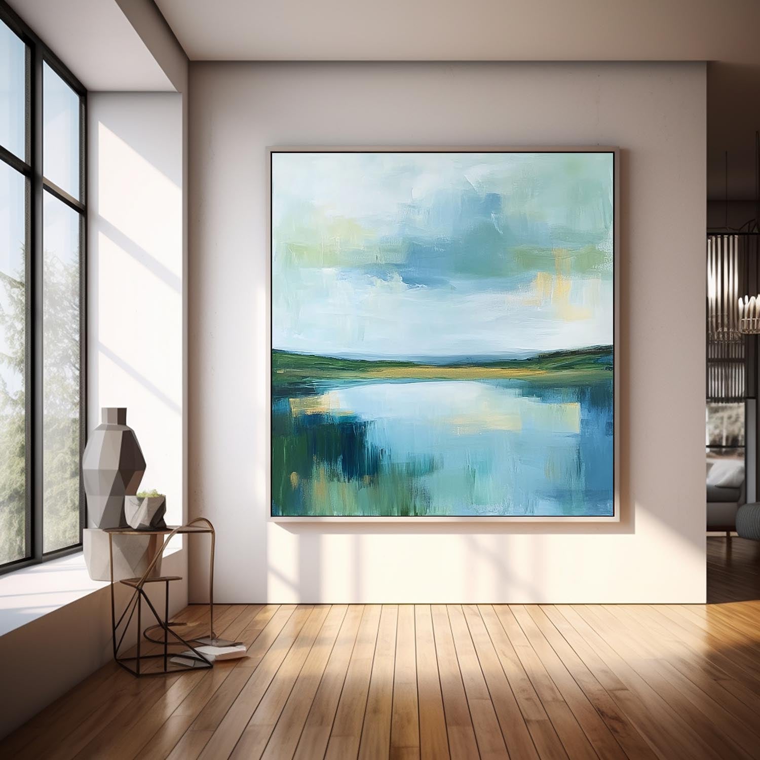 Wall Art Landscape Serene Wetland Horizon