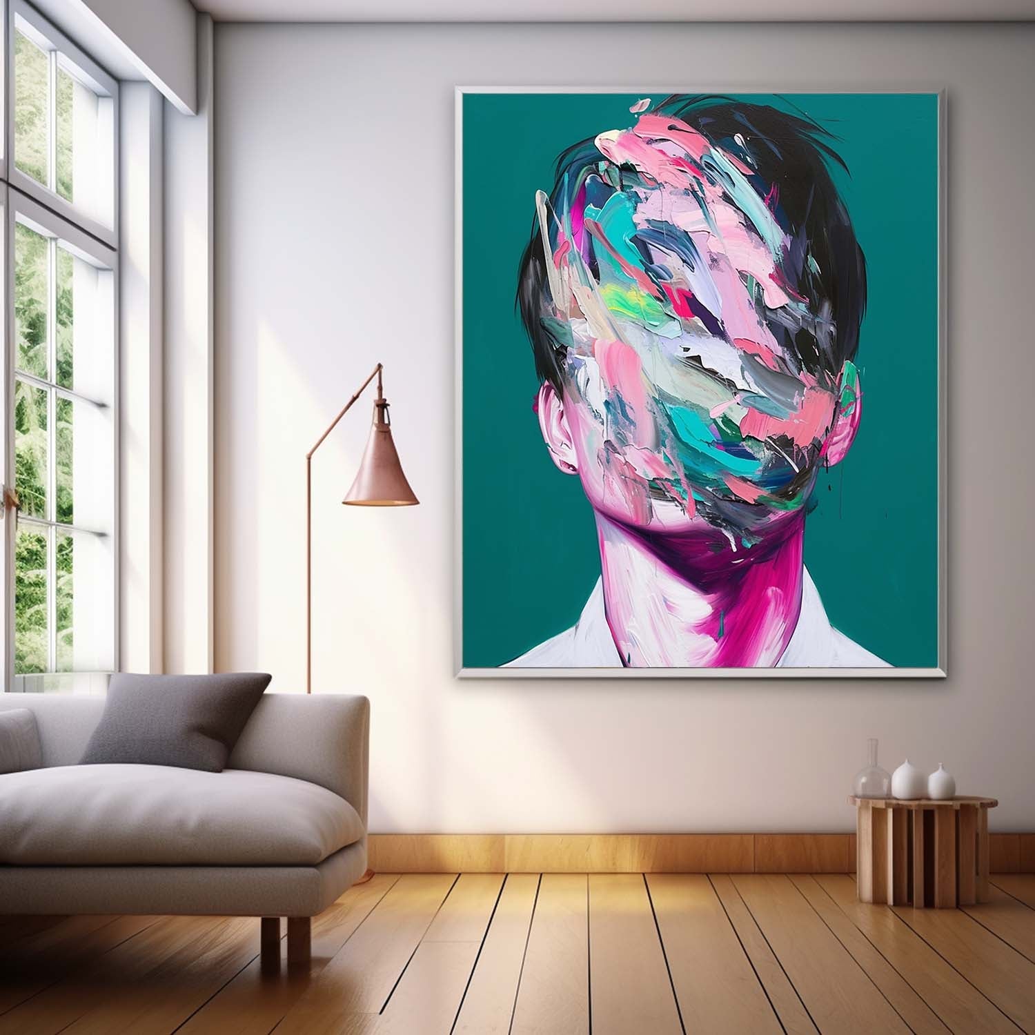 Wall Art People Expressive Abstract Design