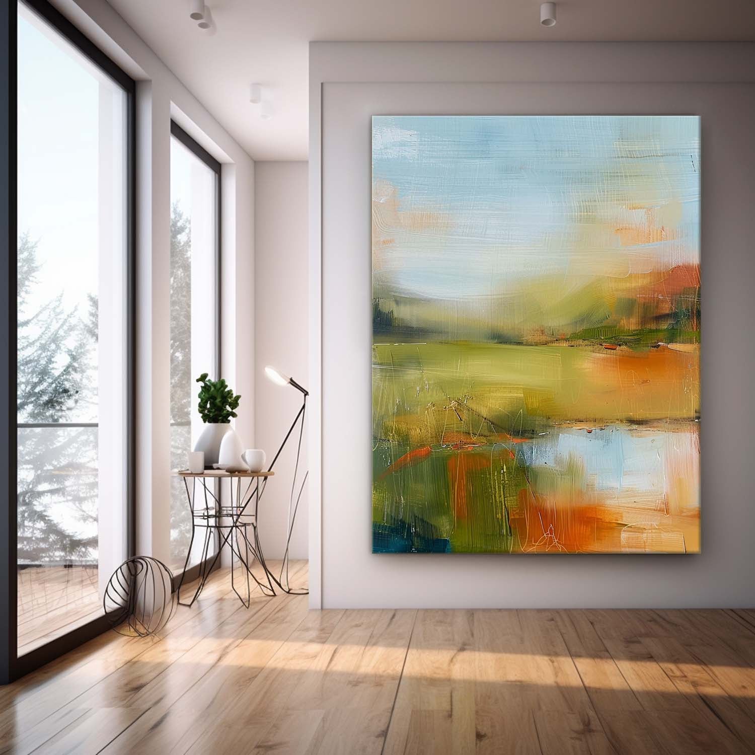 Wall Art Abstract Scandinavian Healing Natural