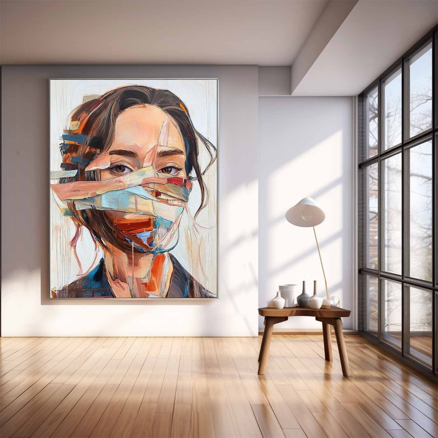 Wall Art People Contemporary Abstract Expressionist