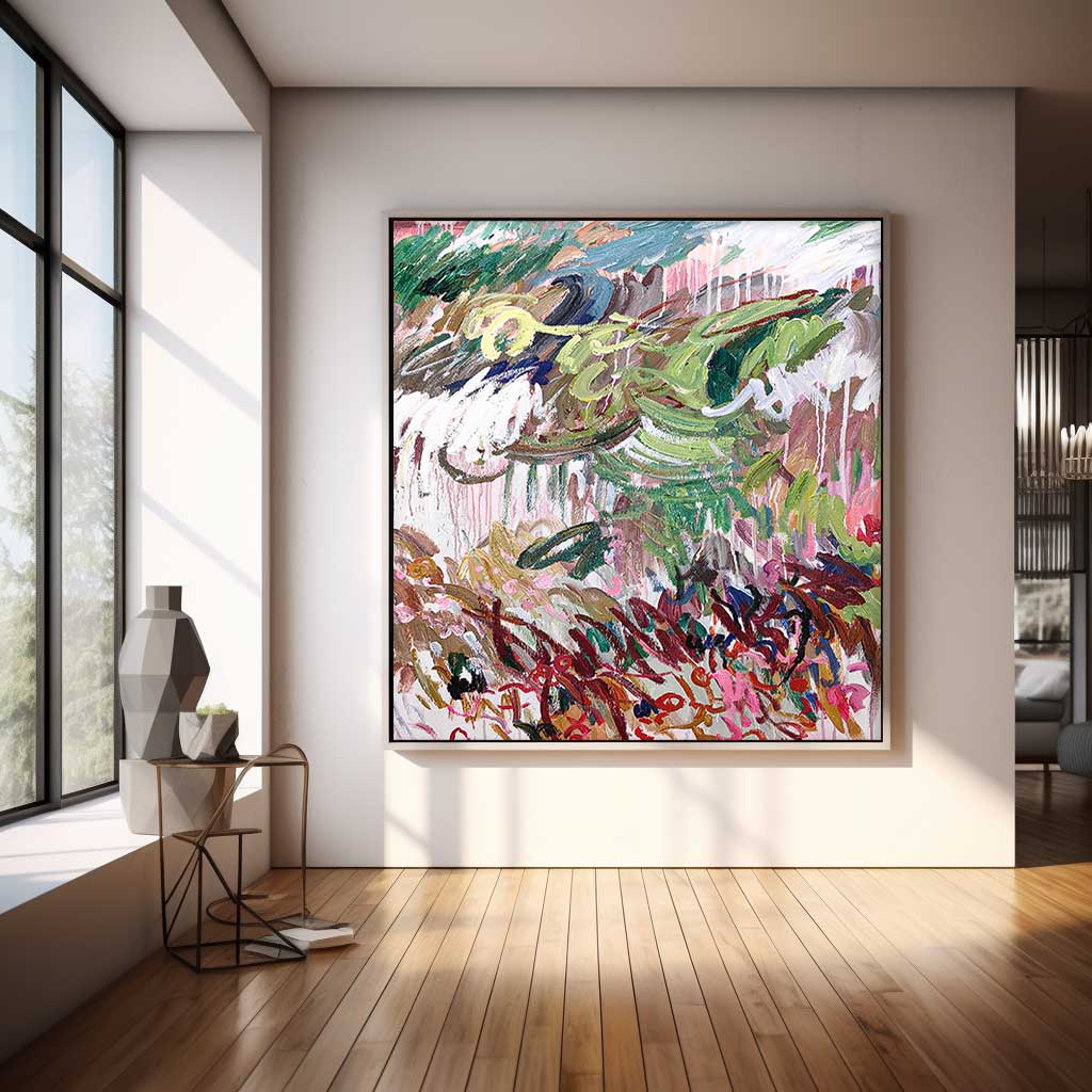Wall Art Abstract Expressionist Botanical Modern