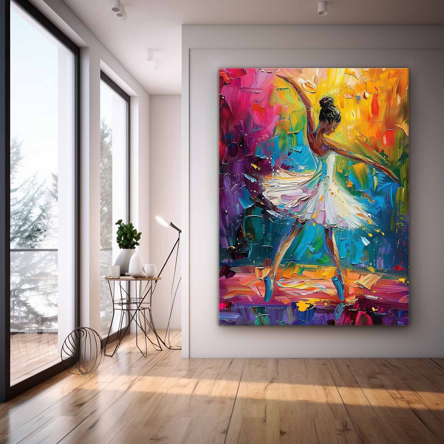 Wall Art People Maximalist Abstract Painterly