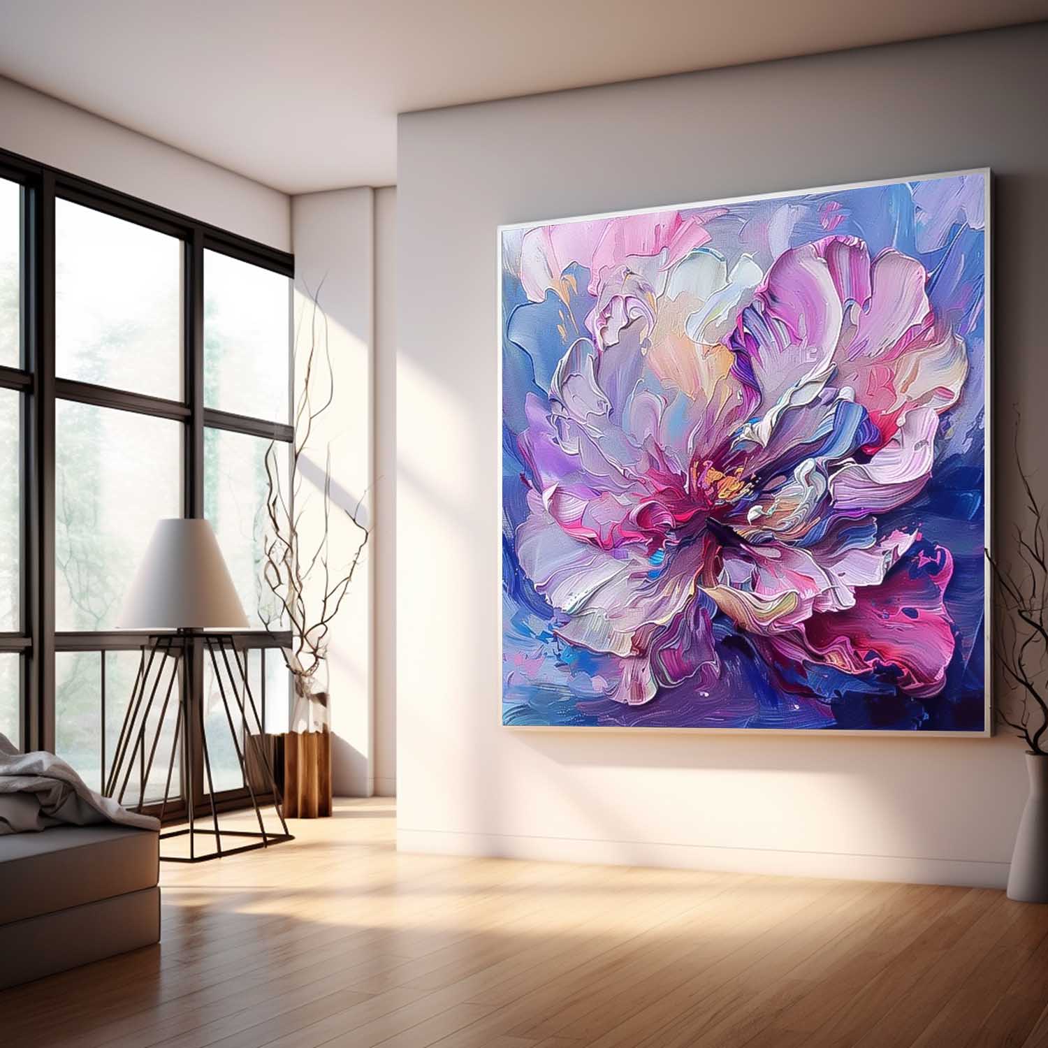 Wall Art Summer Floral Atmosphere Cheerful