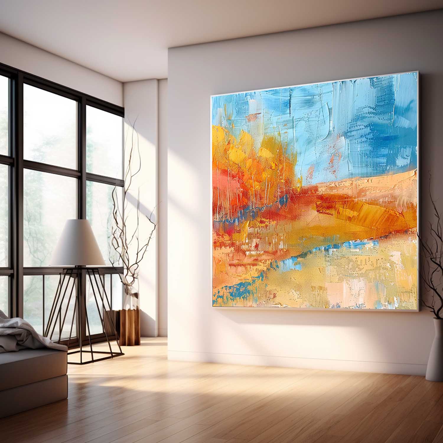 Wall Art Contemporary Abstract Expressionist Autumn