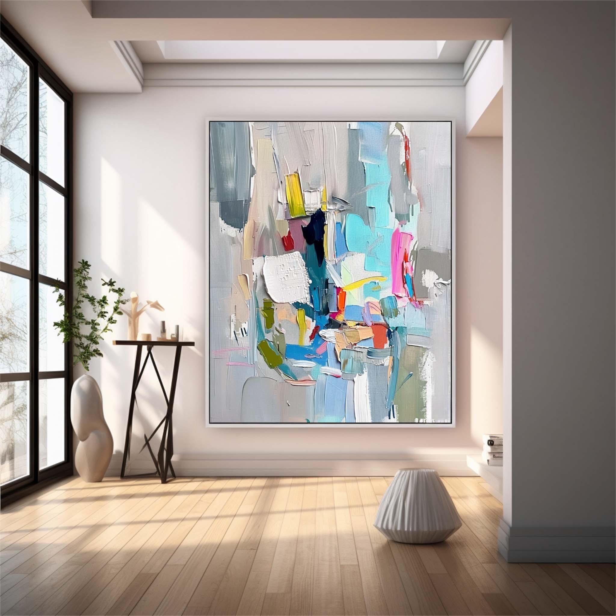 Wall Art Contrast Palette Abstract Edgy Playful