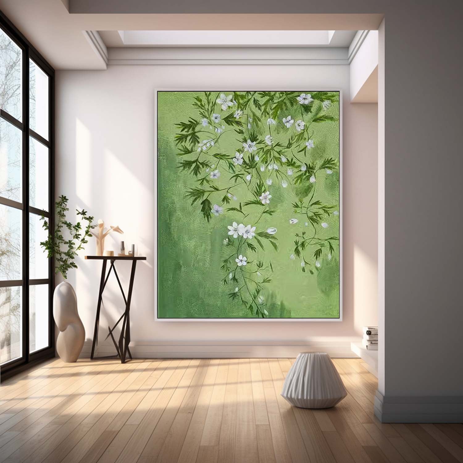 Wall Art Botanical Flower Contemporary Calm