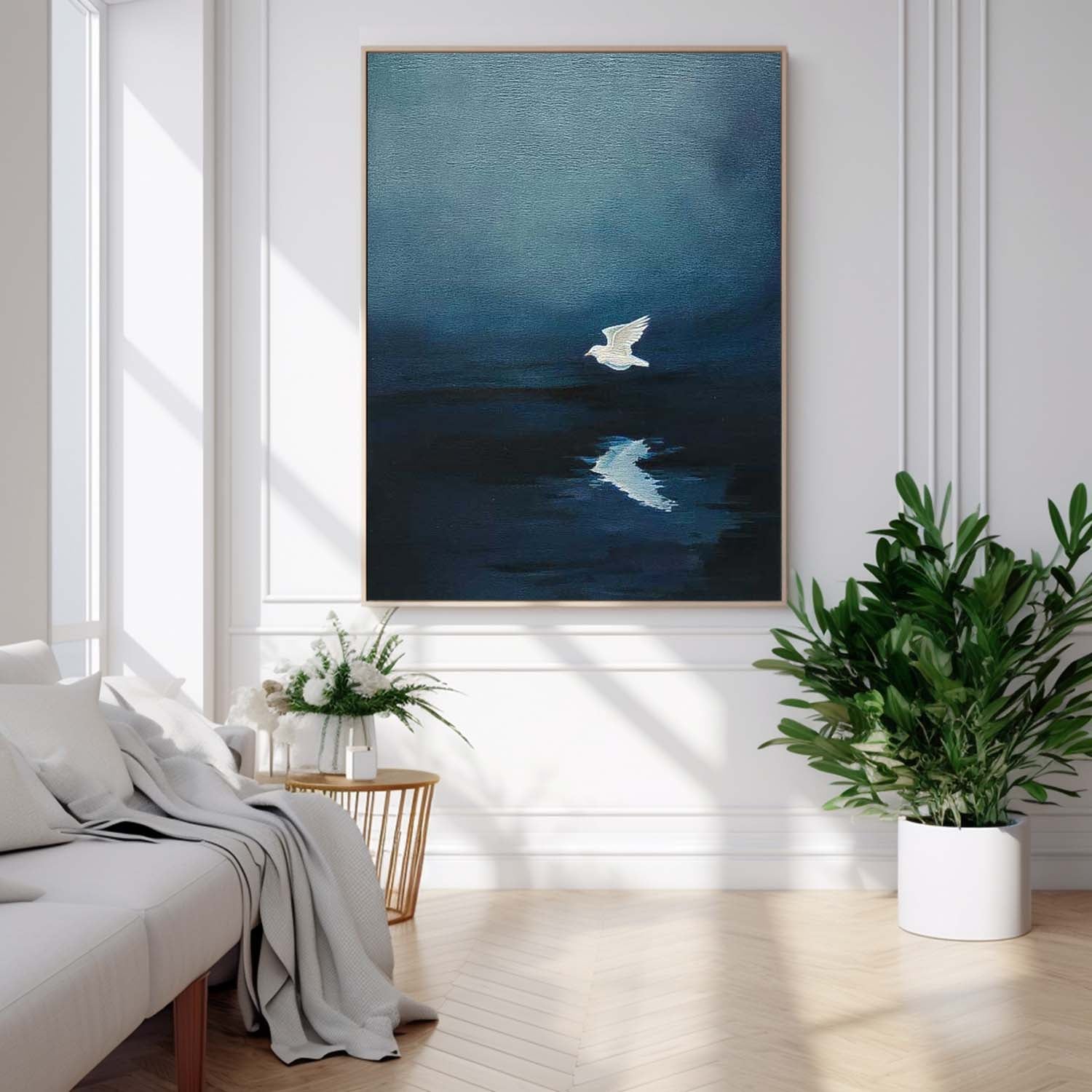 Wall Art Minimalist Silhouette Painterly