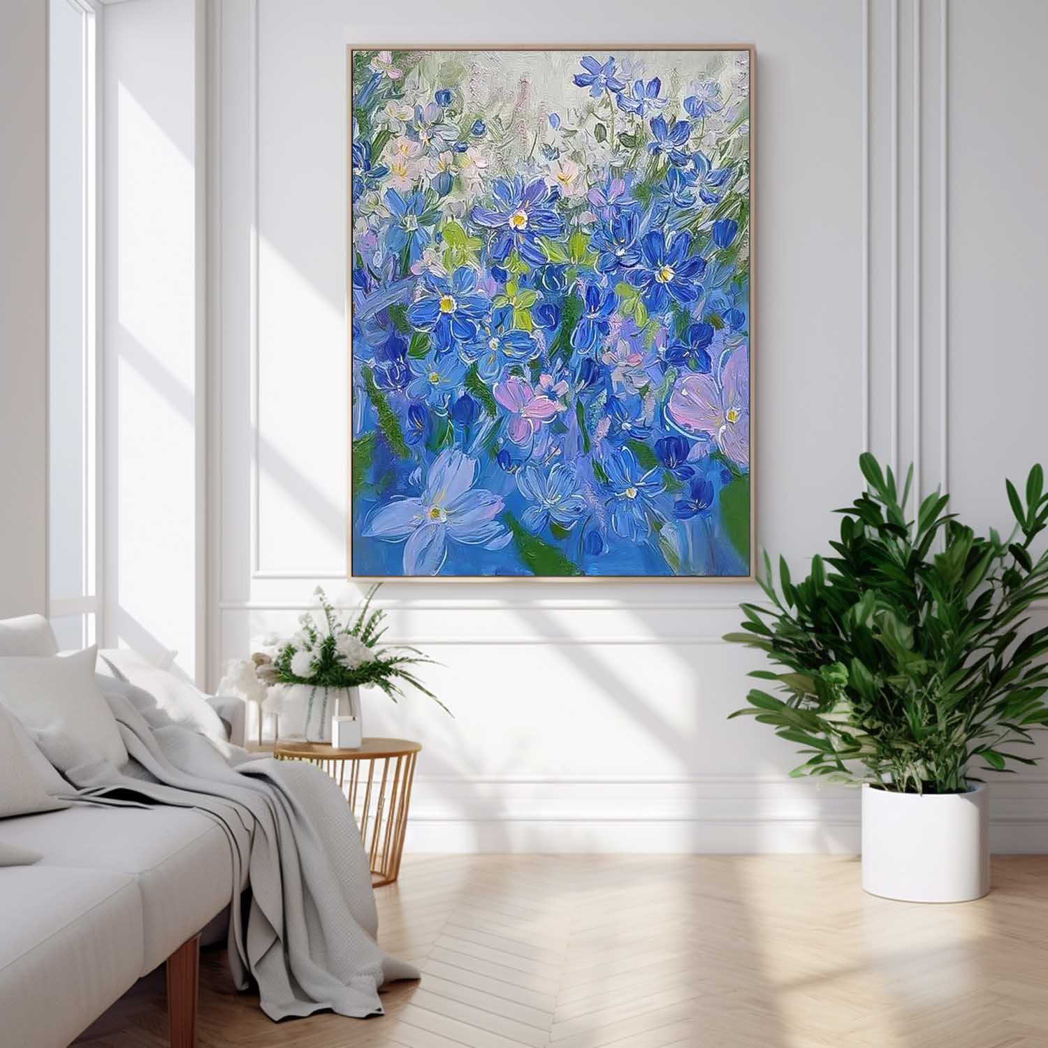 Wall Art Contemporary Flower Understated Elegant