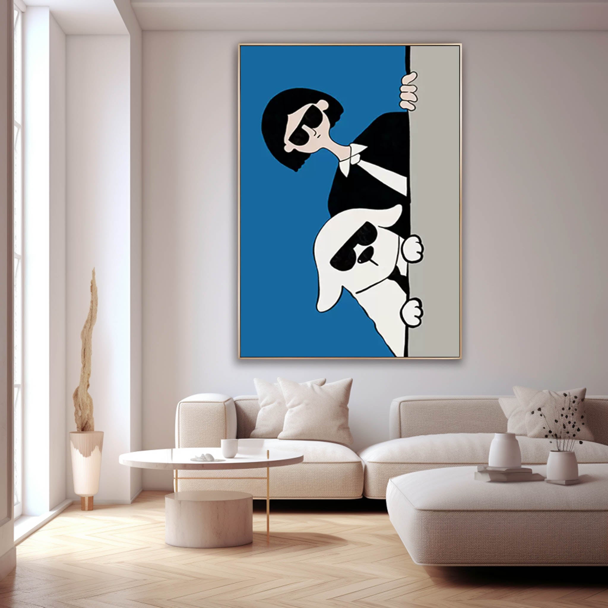Wall Art Abstract Contemporary Humorous