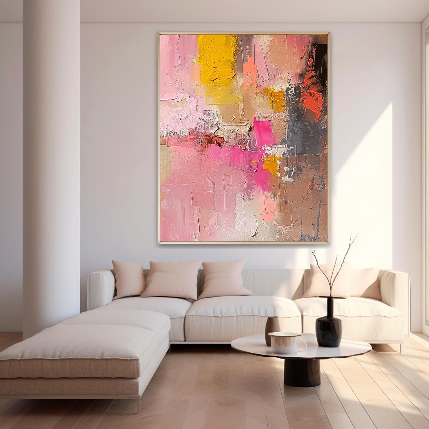 Wall Art Vibrant Abstract Contemporary Playful