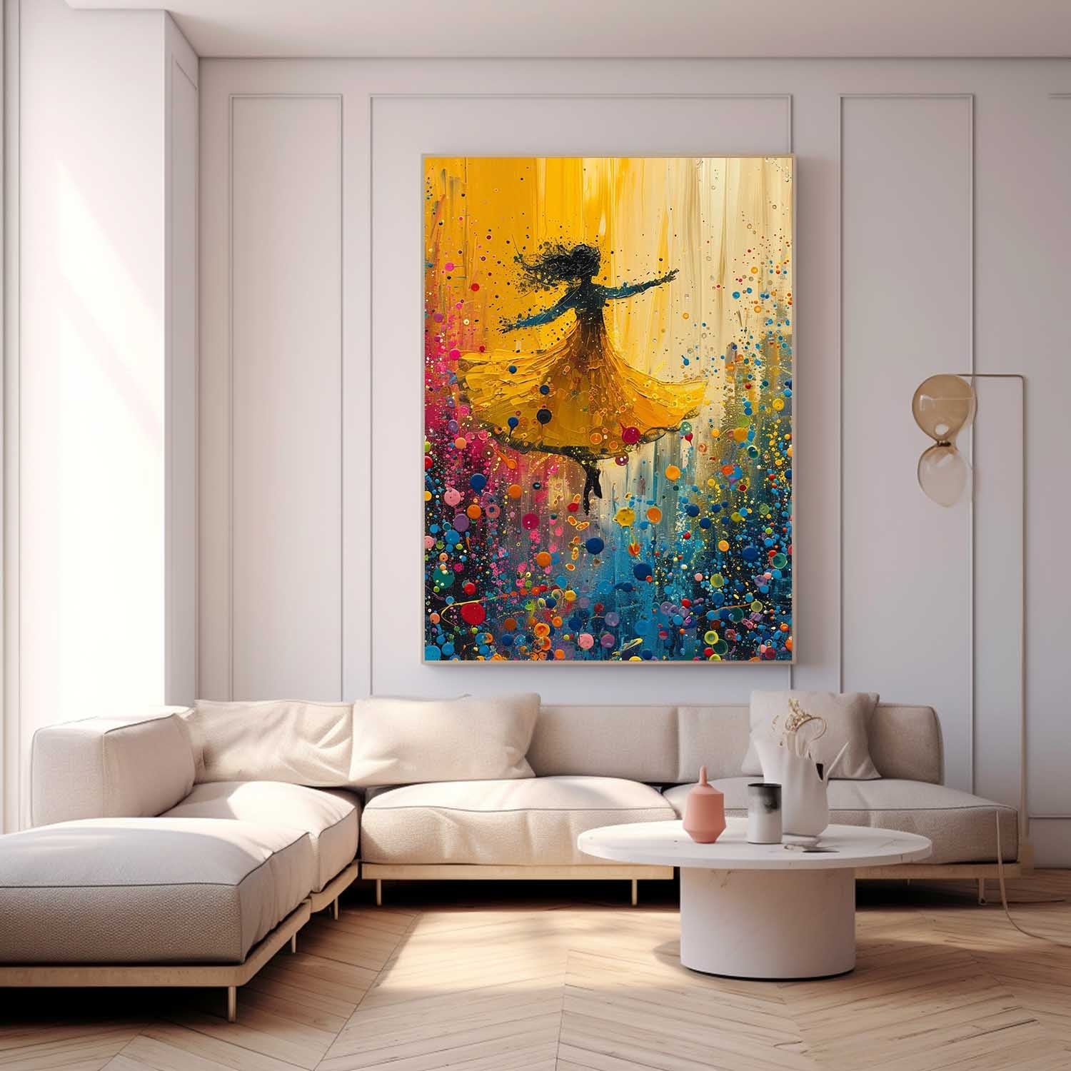 Wall Art Impasto Expressionist Figurative Dance