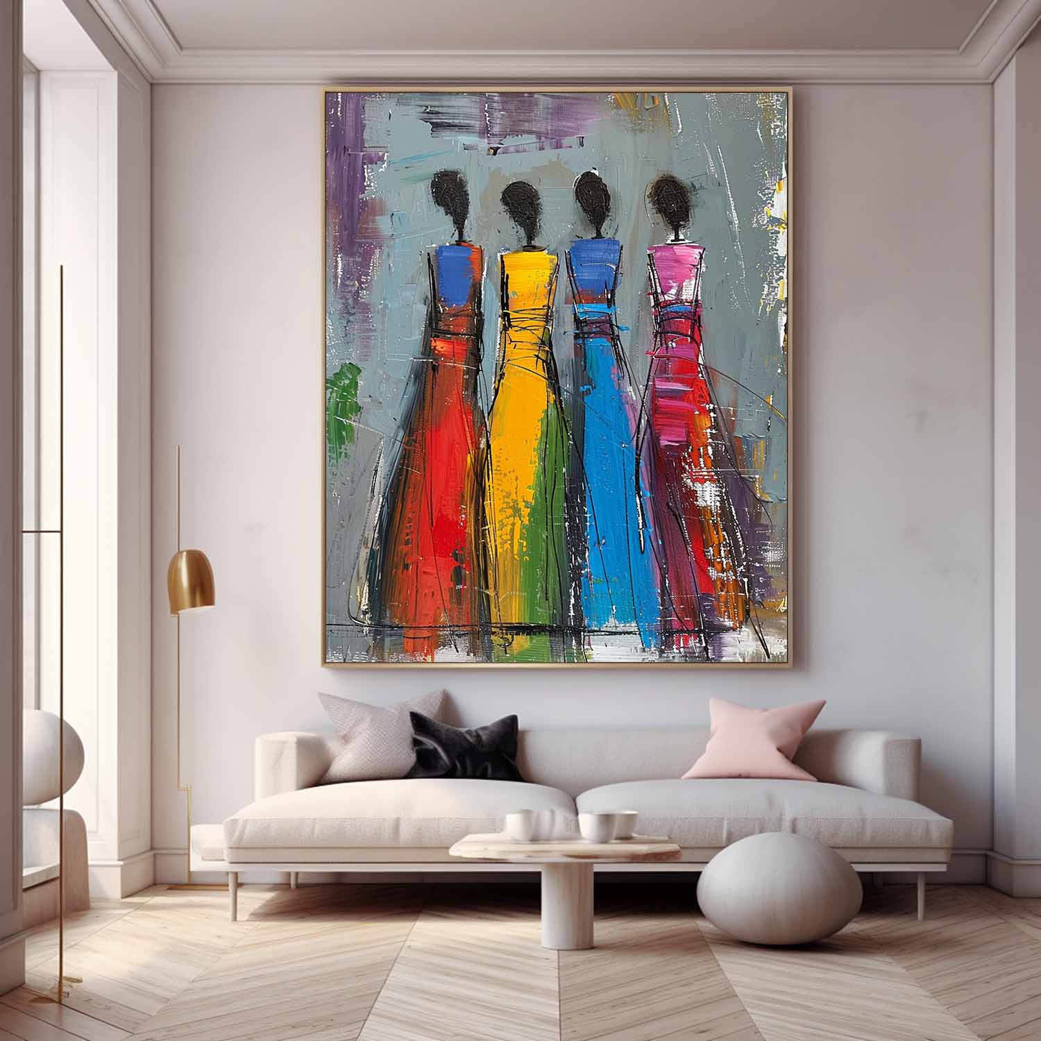 Wall Art People Minimalist Introspective Meditative