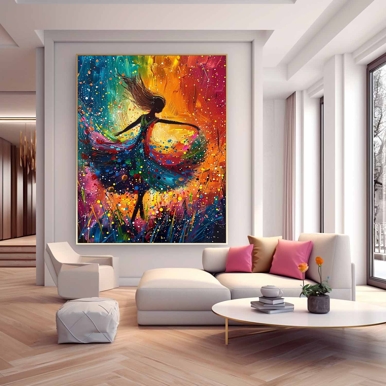 Wall Art People Cheerful Lively Elegant