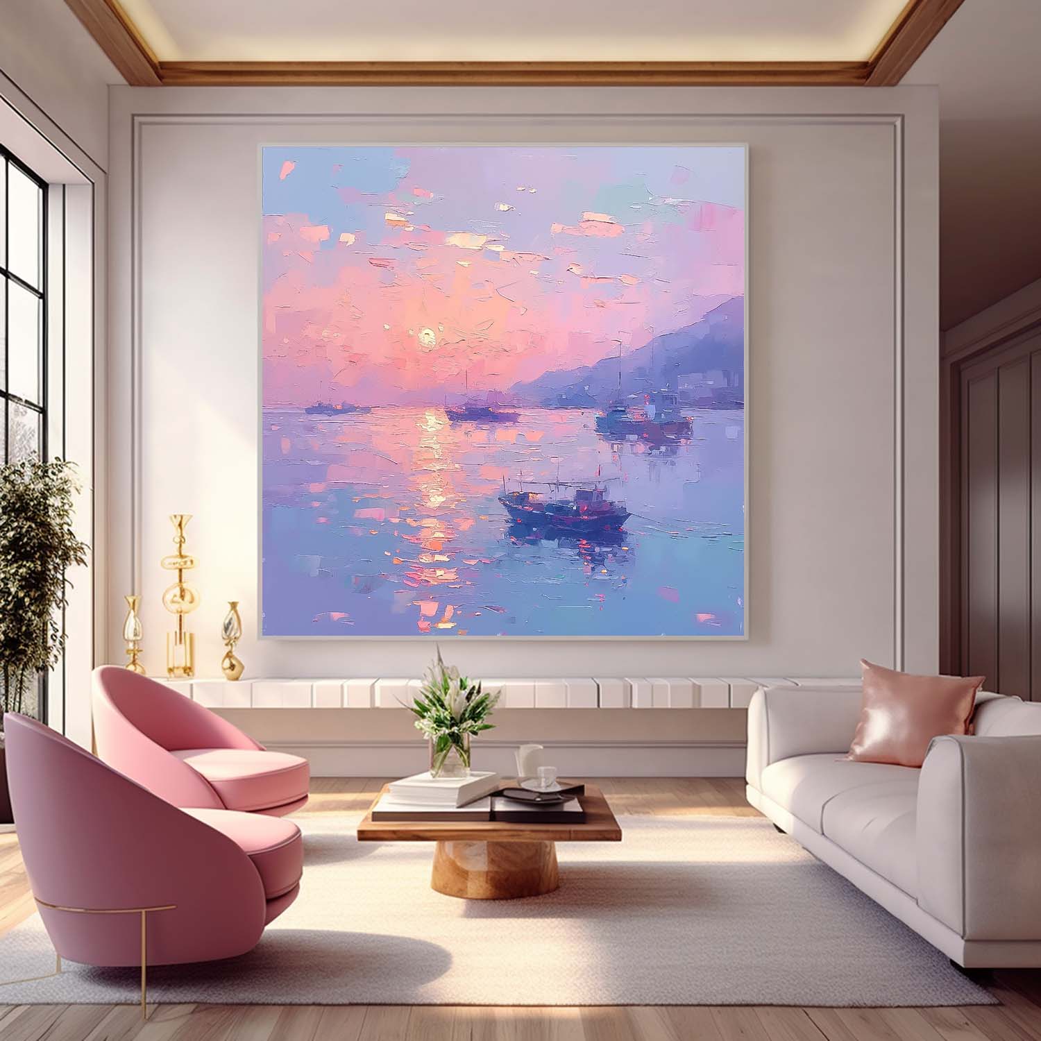 Wall Art Impasto Landscape Expressionist Modern
