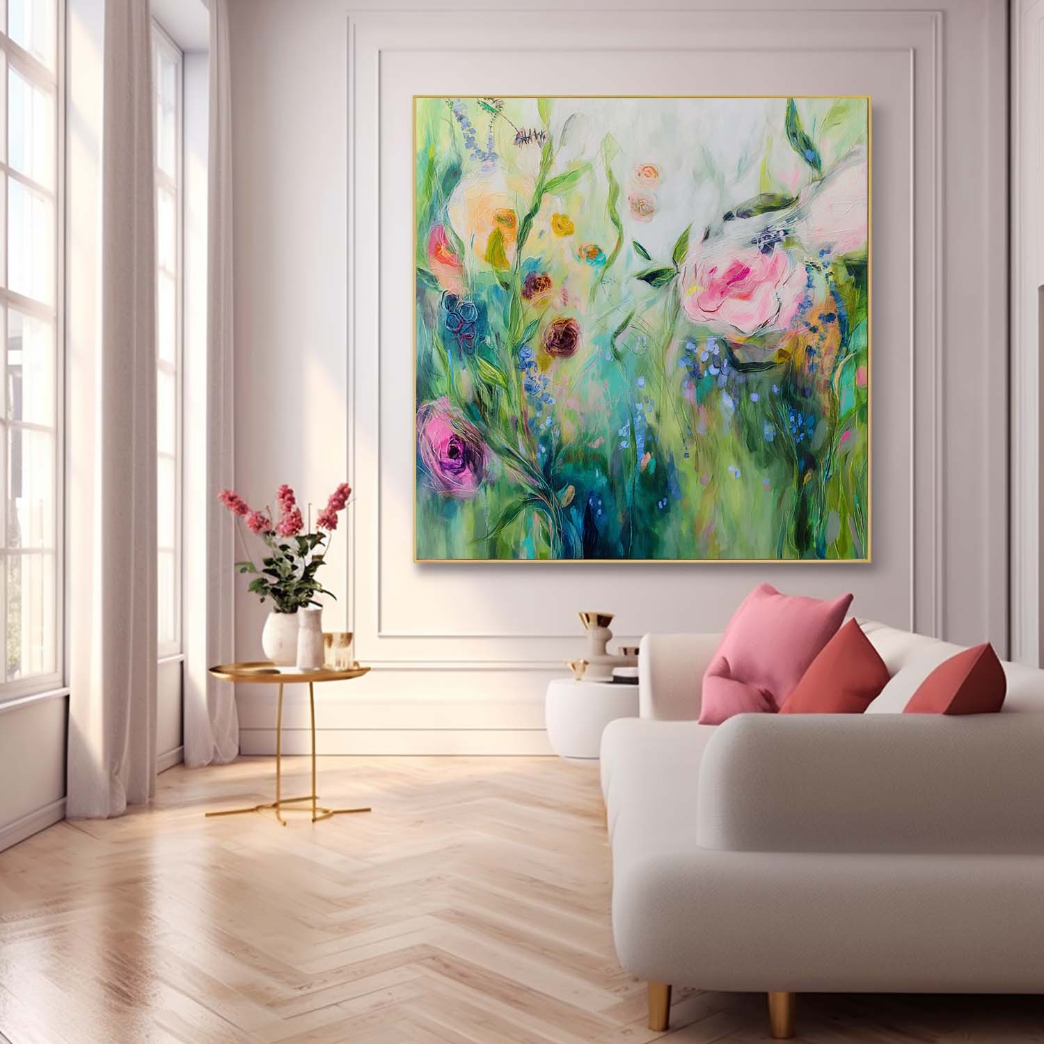 Wall Art Flower Post-Modern Impressionist