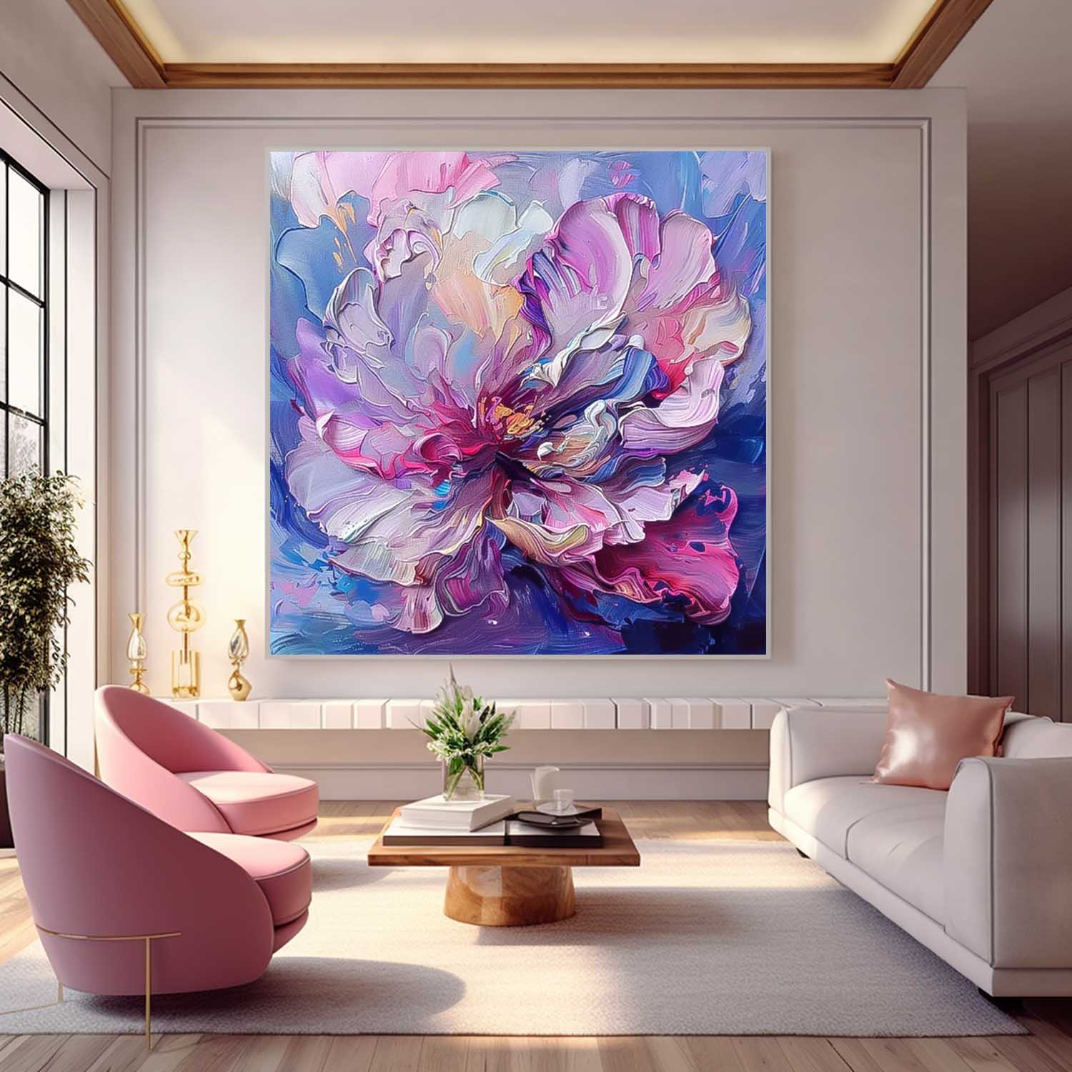 Wall Art Summer Floral Atmosphere Cheerful