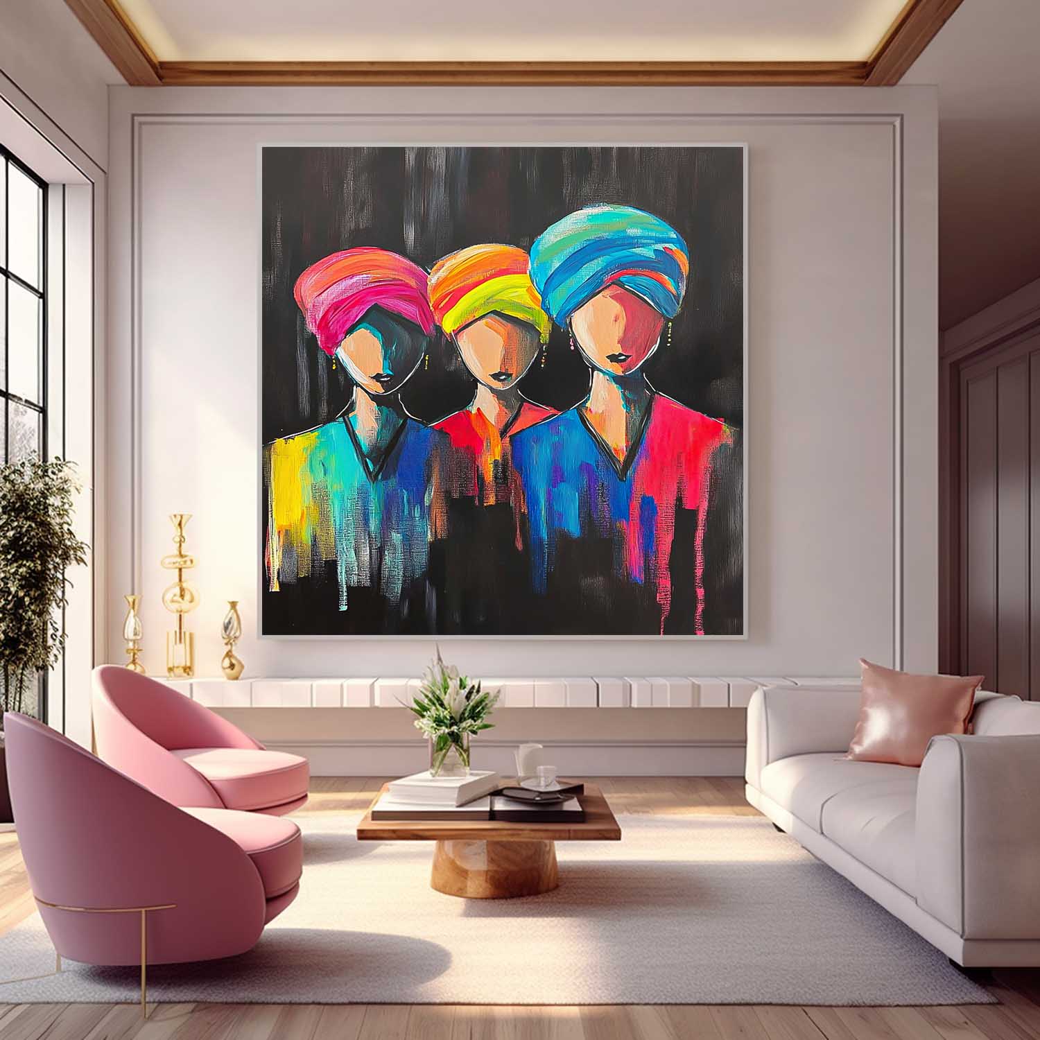 Wall Art People Dramatic Exotic Cultural