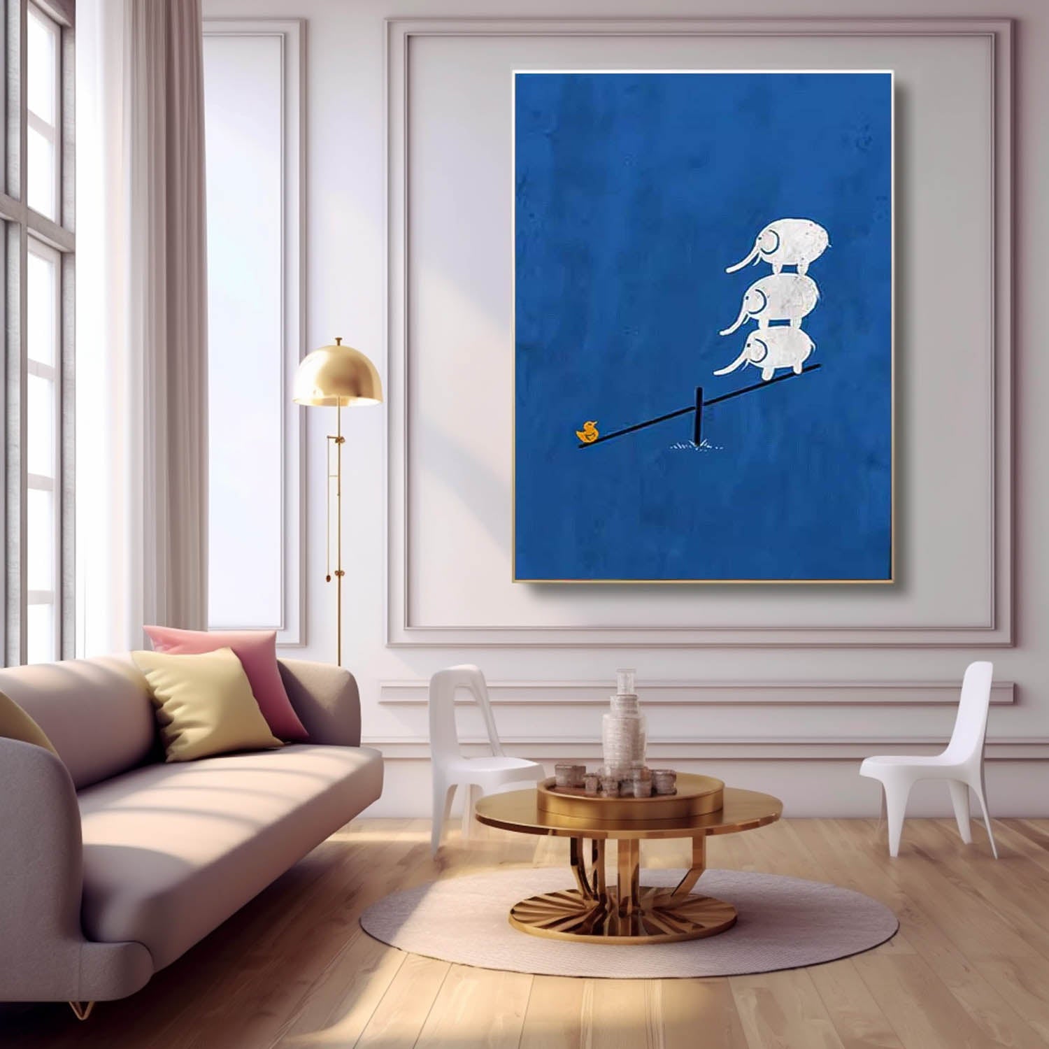 Wall Art Minimalist Whimsical Playful Pop