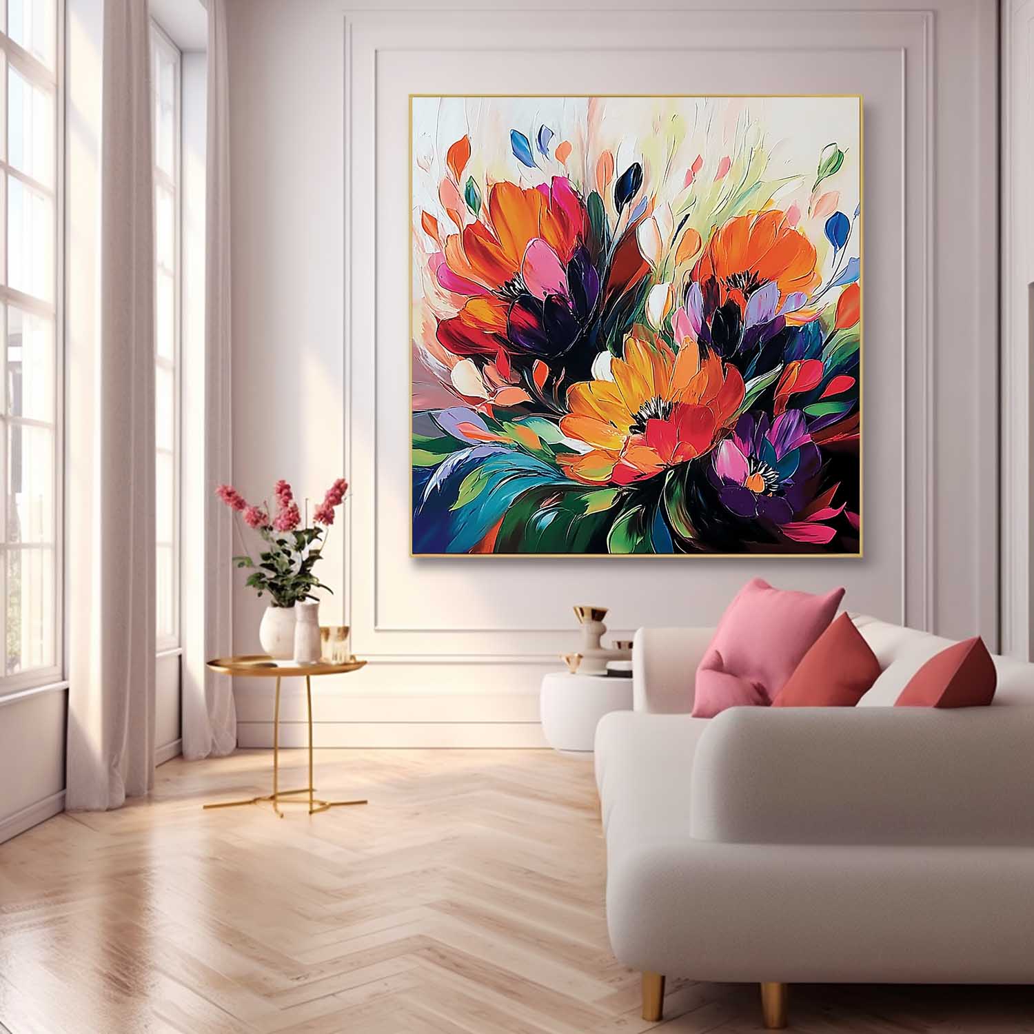 Flower Canvas Art FL206 - Neutralighting