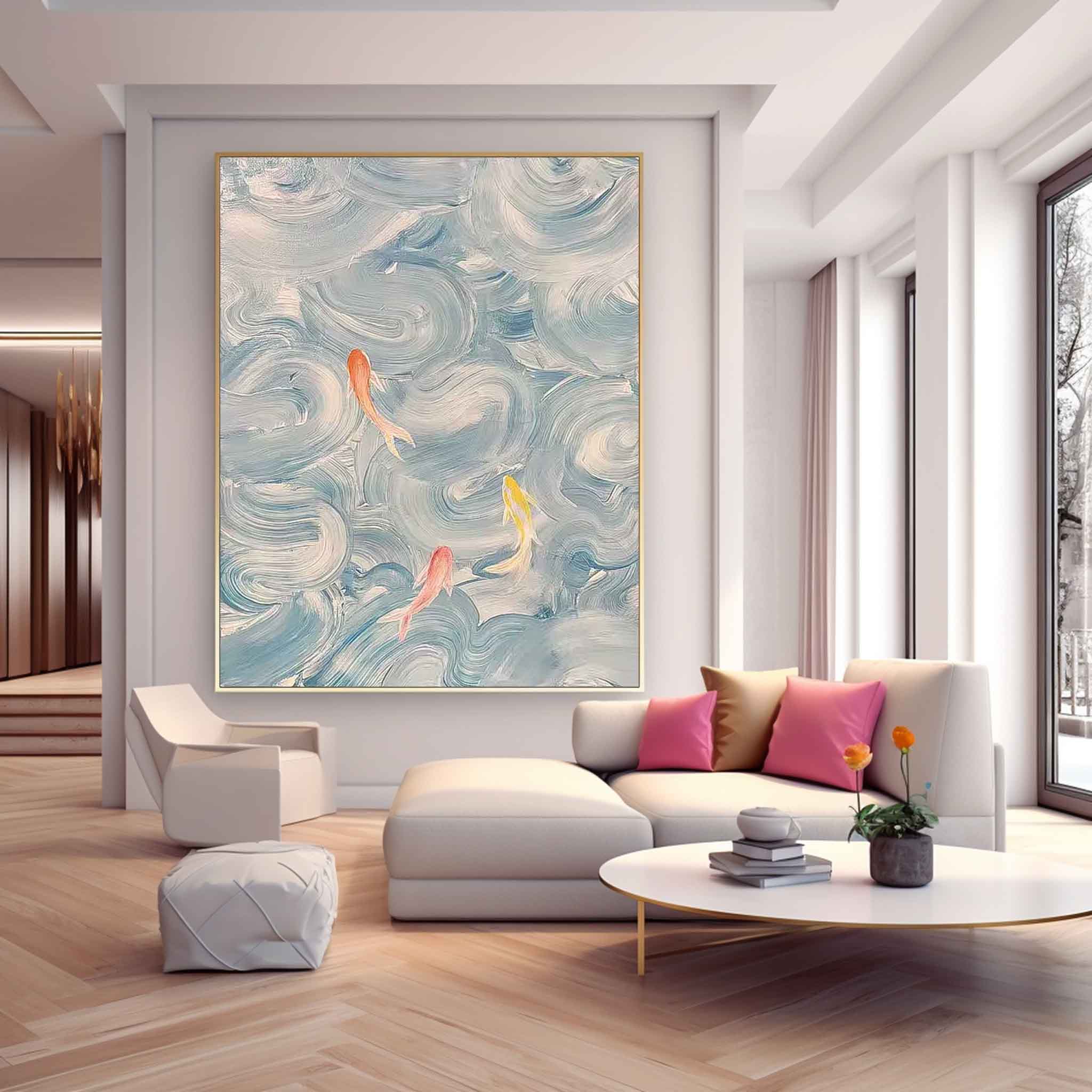 Wall Art Abstract Impressionist Zen Atmosphere