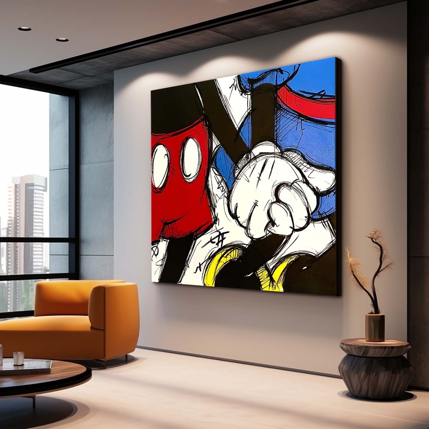 Mickey Mouse Graffiti Art PE192 - Neutralighting