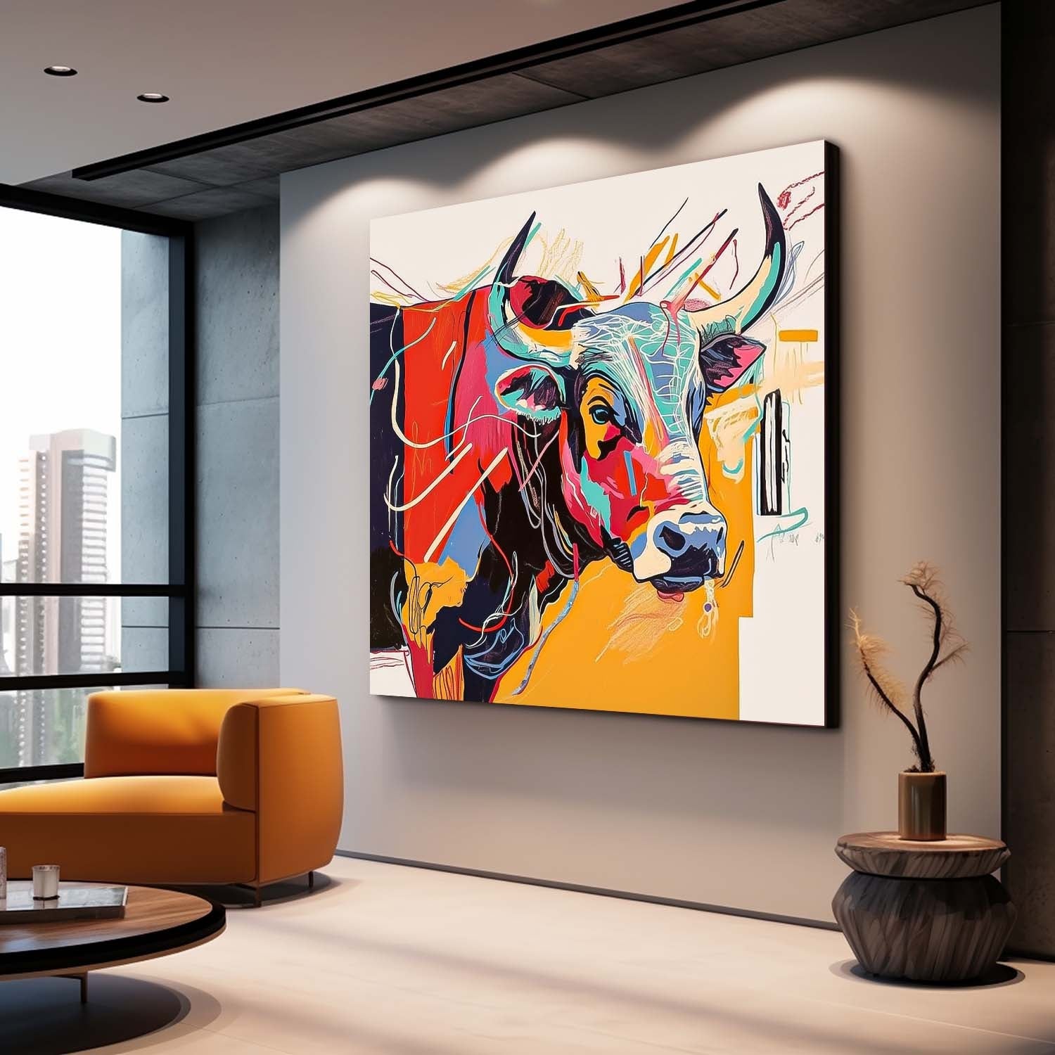 Wall Art Animal Dramatic Maximalist Farm