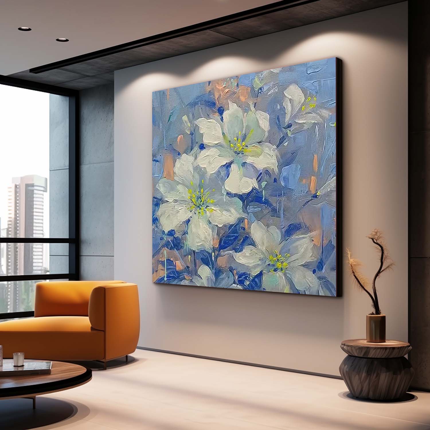 Wall Art Impressionist Flower Serene Calm Nature