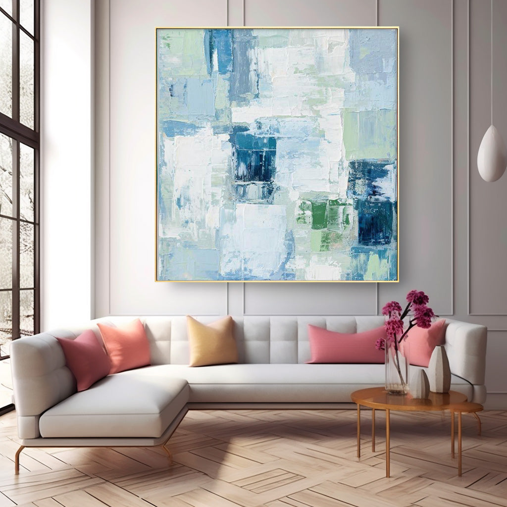 Wall Art Abstract Minimalist Impasto