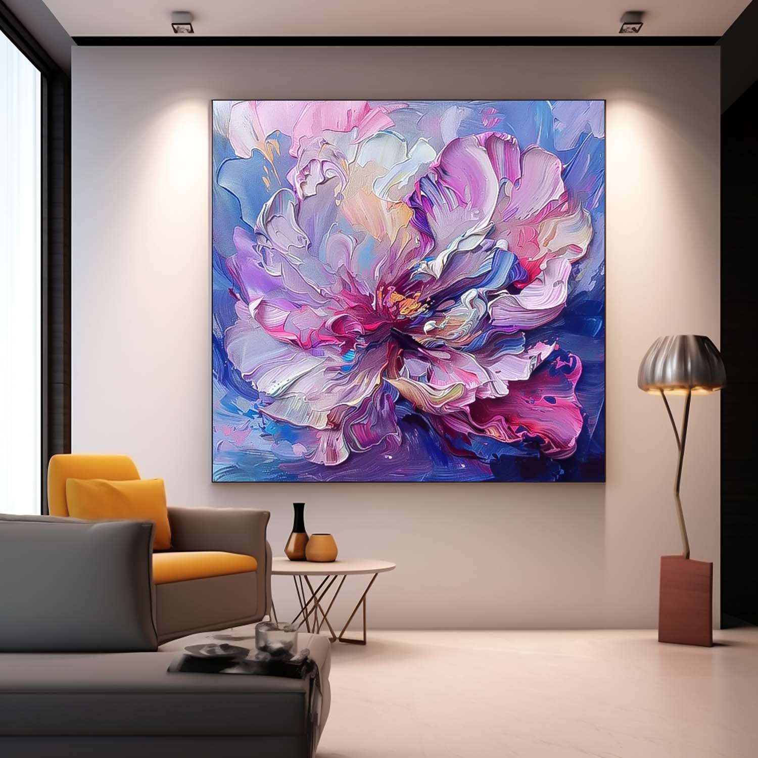 Wall Art Summer Floral Atmosphere Cheerful