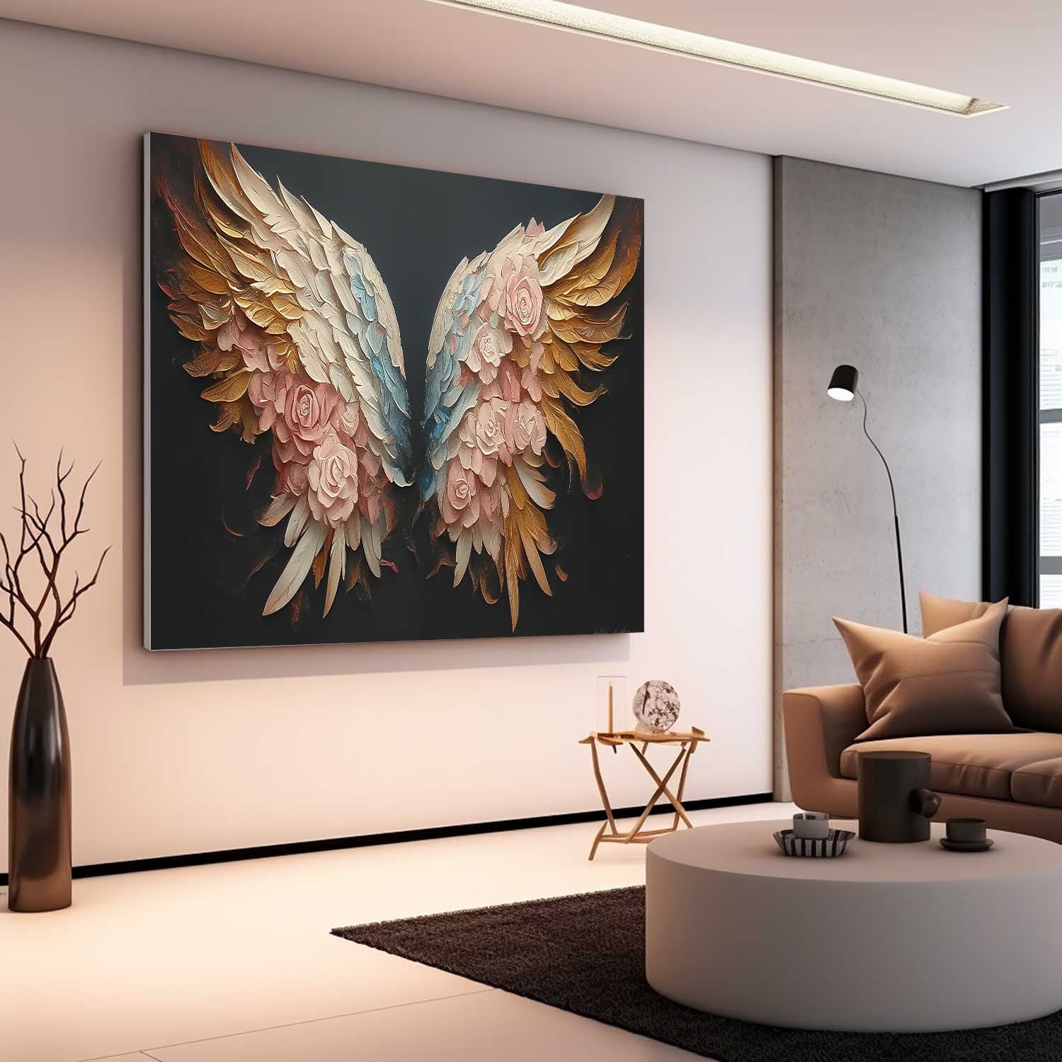 Wall Art Abstract Gradient Geometric Pop