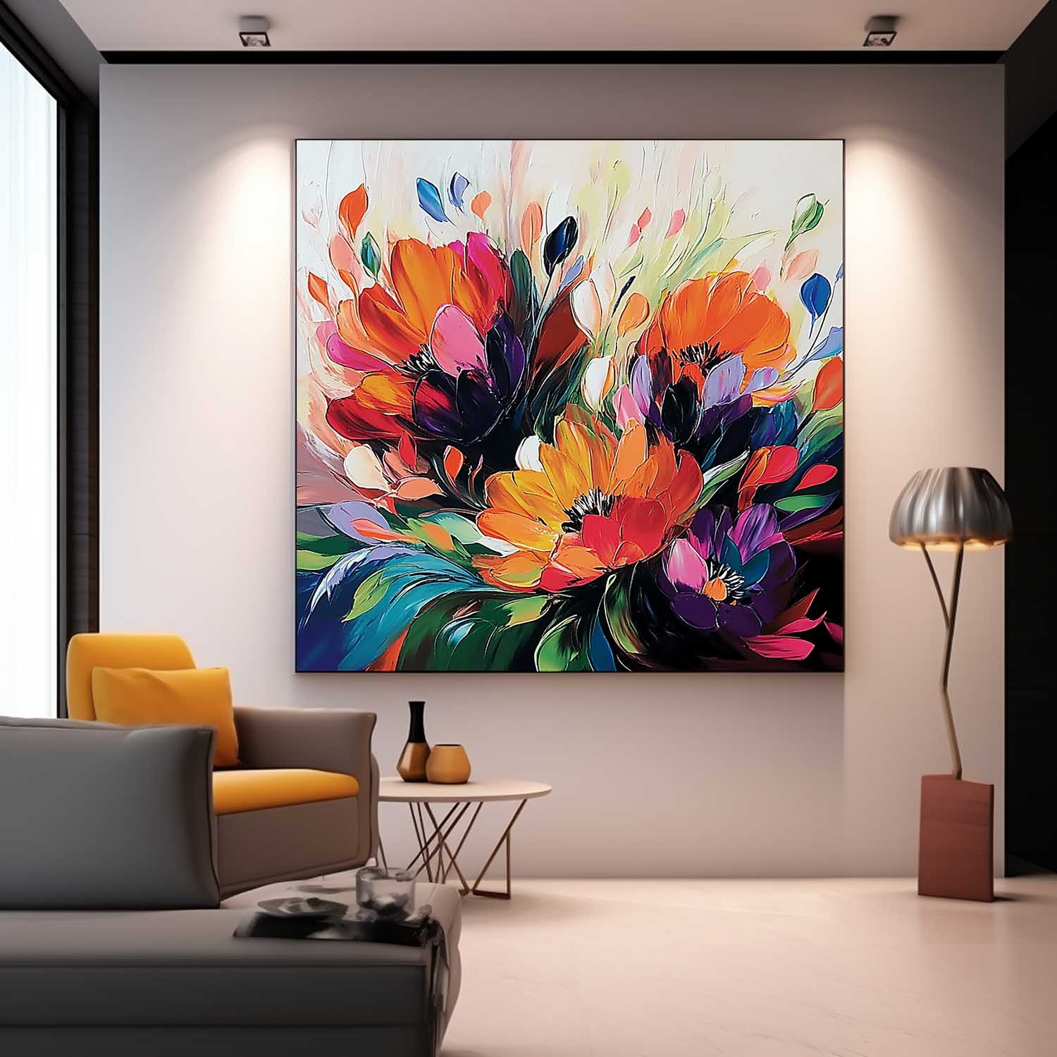 Flower Canvas Art FL206 - Neutralighting