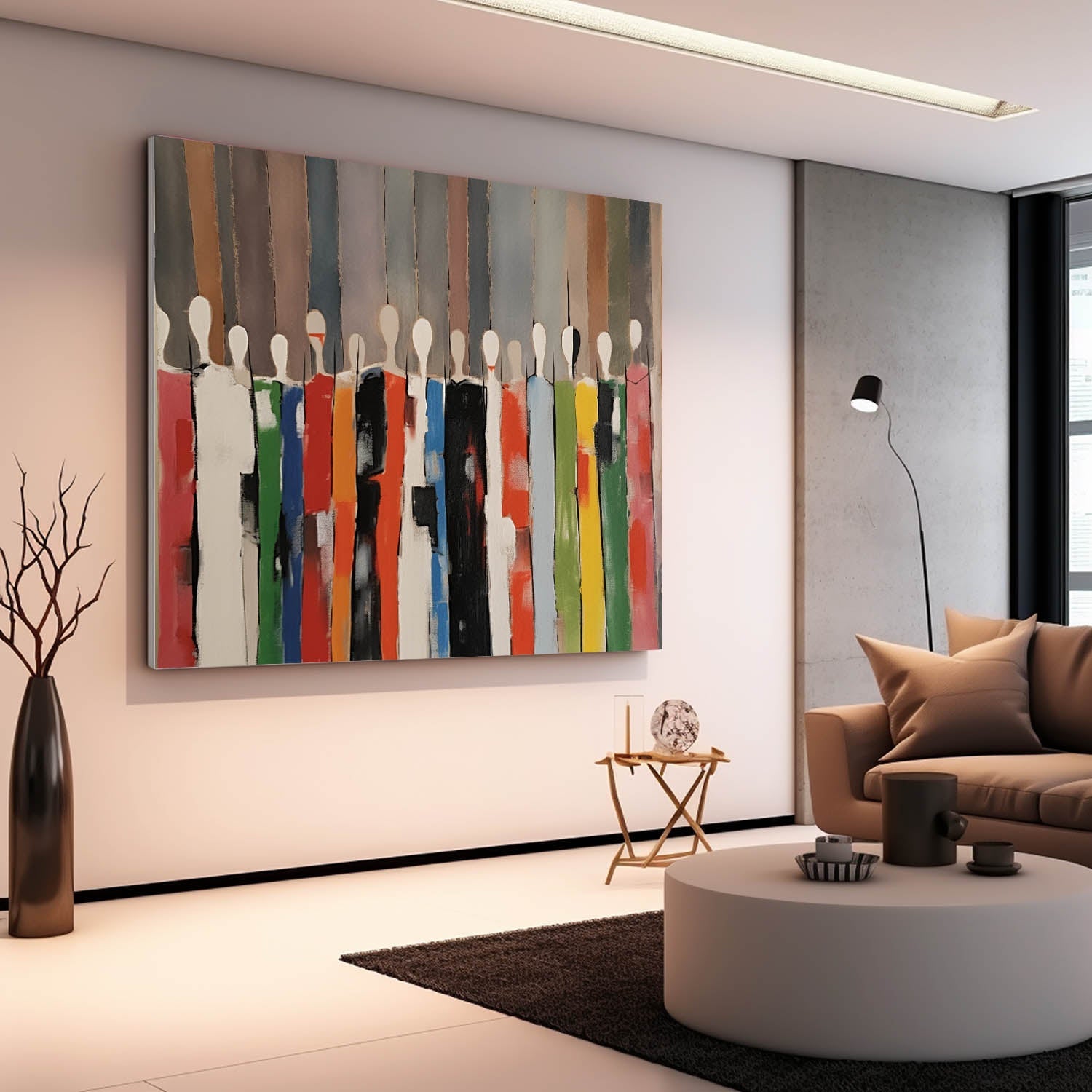 Wall Art Elegant Figurative Meditative Decor