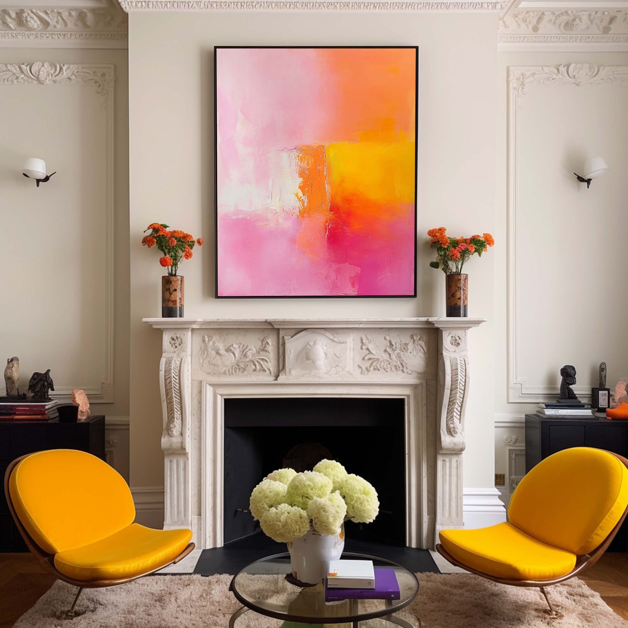 Wall Art Soft Nature Decor Abstract Elegant