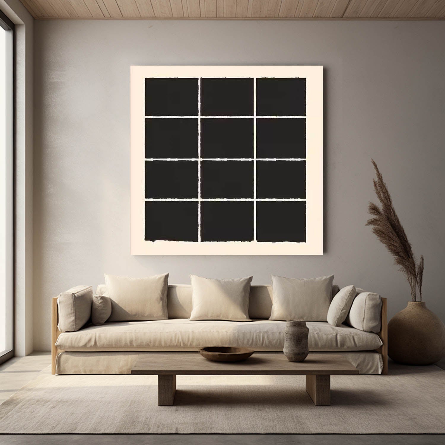 Wall Art Understated Minimalist Elegant Grid
