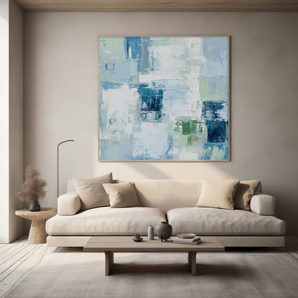 Wall Art Abstract Minimalist Impasto