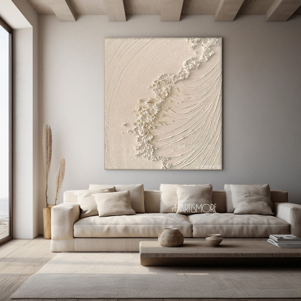 Wall Art Beach & Ocean Minimalist Soft Neutral