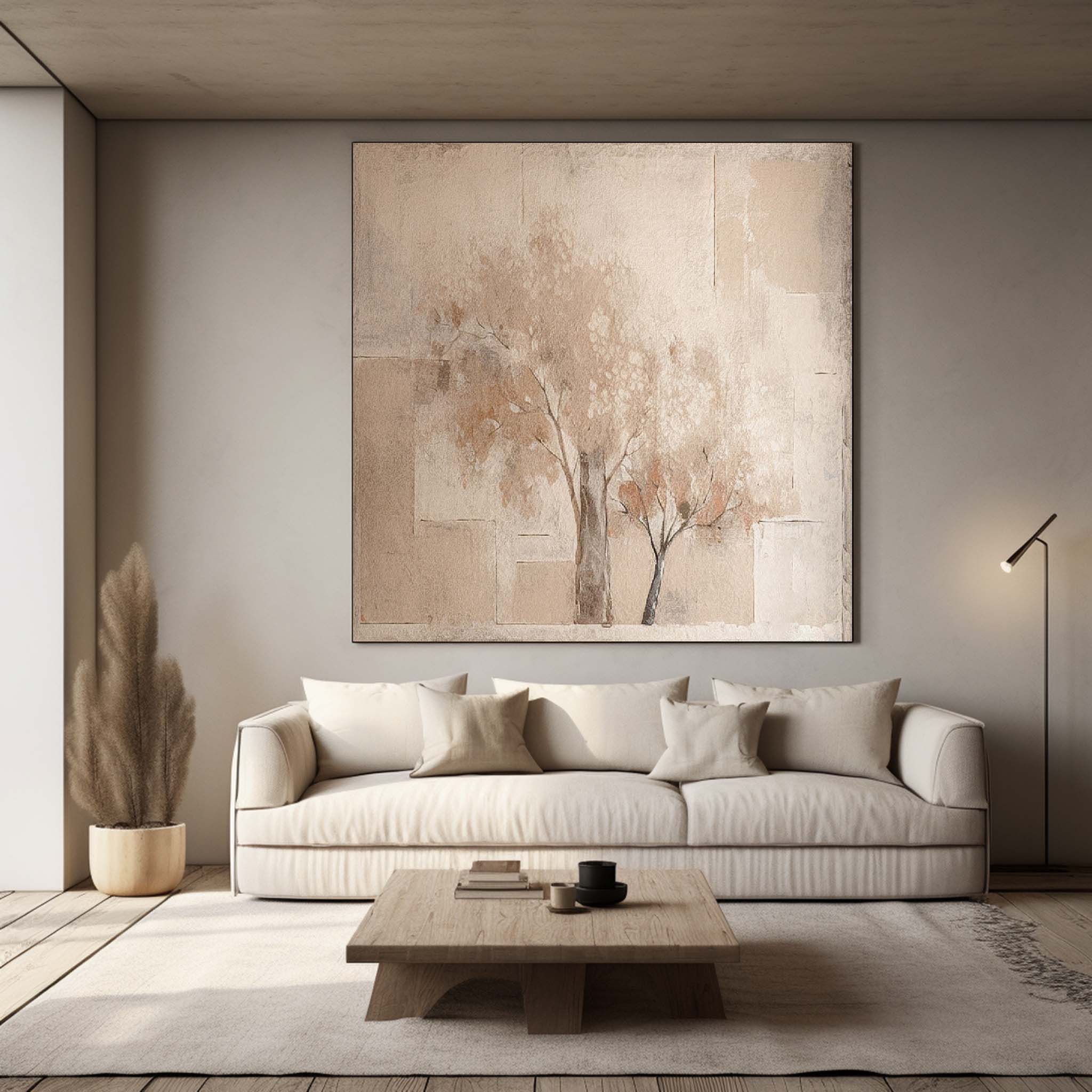 Abstract Canvas Art AB512 - Neutralighting