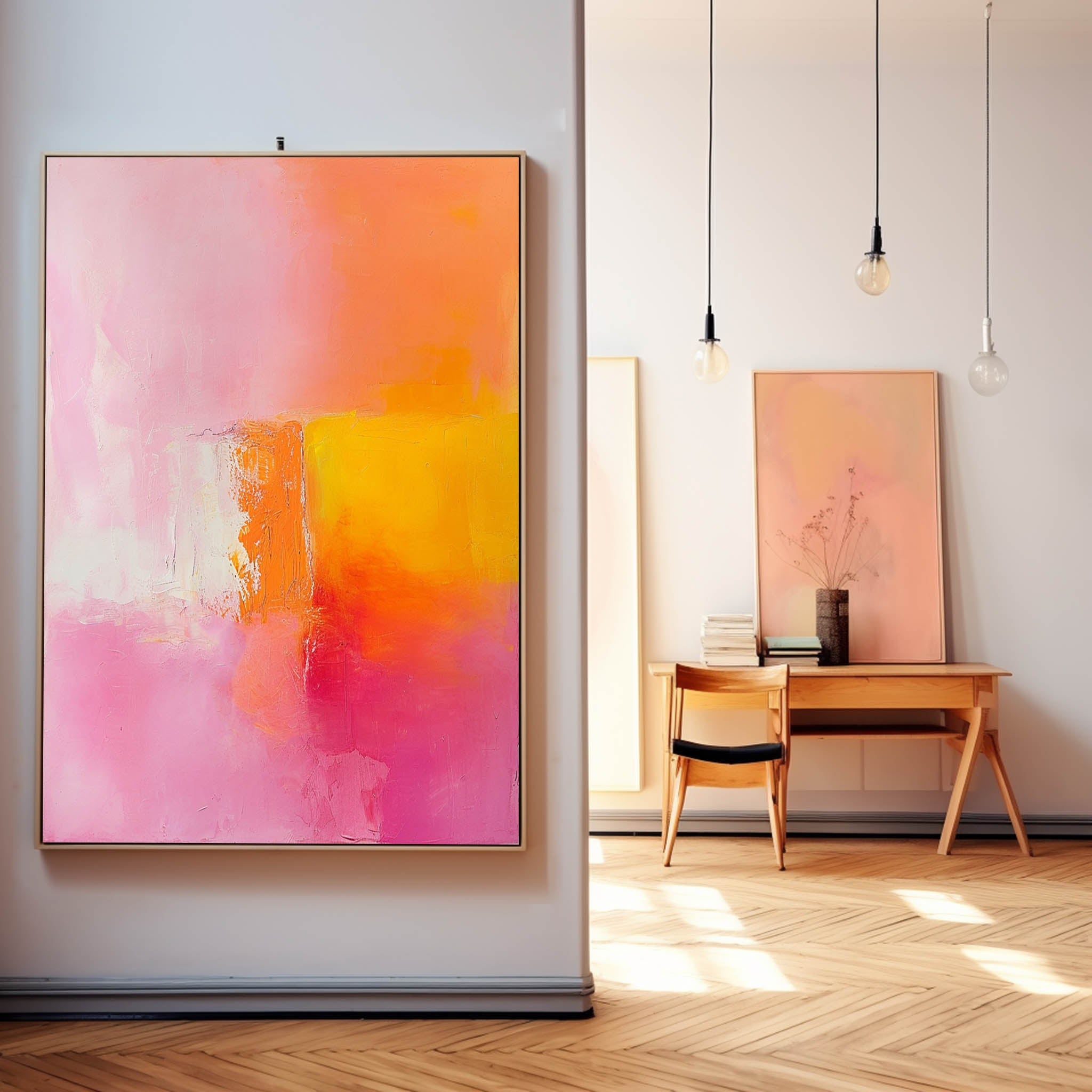 Wall Art Soft Nature Decor Abstract Elegant