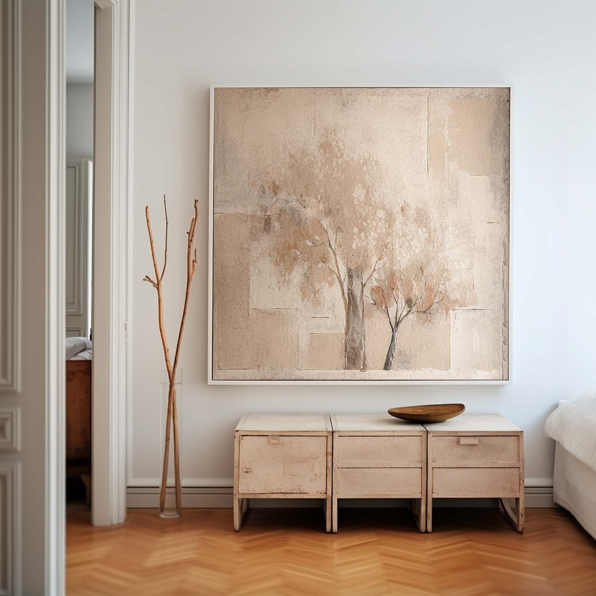 Abstract Canvas Art AB512 - Neutralighting