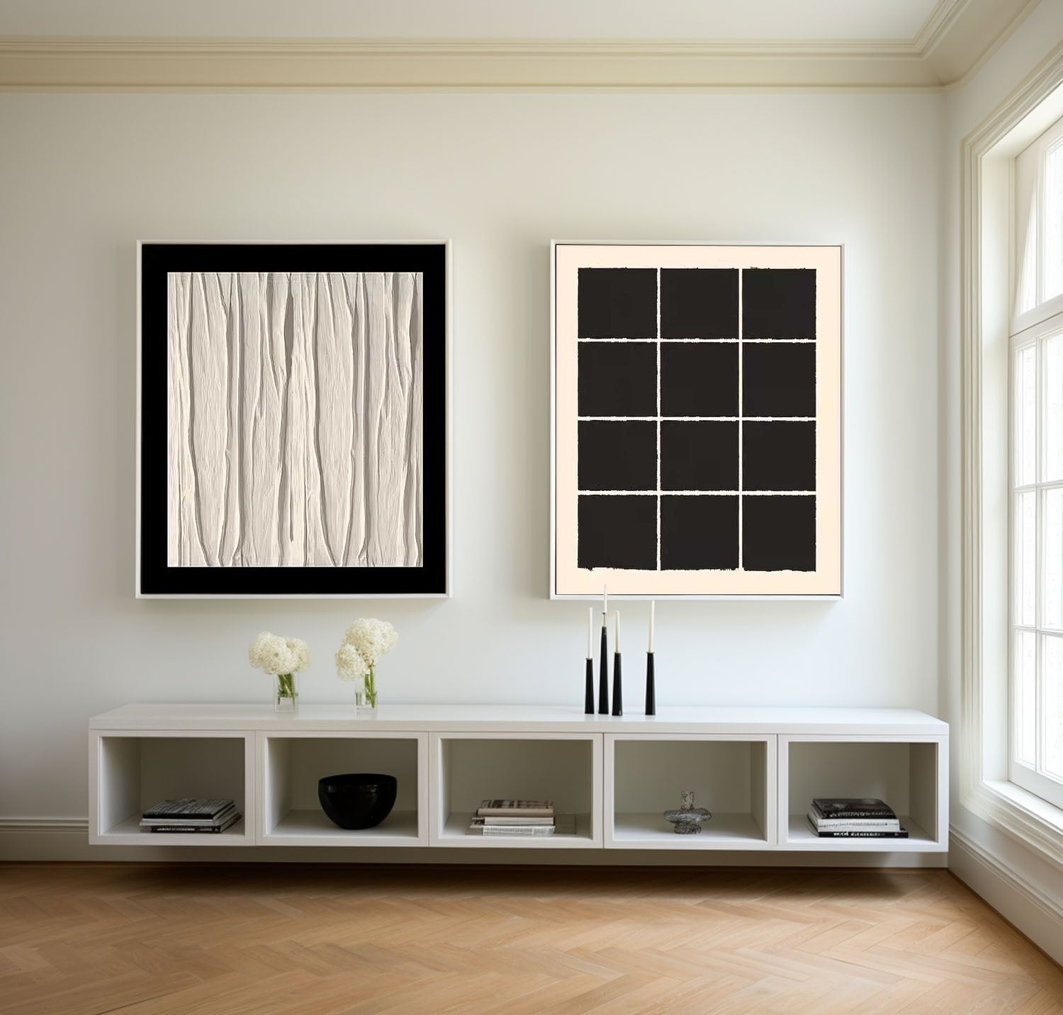 Wall Art Precise Minimalist Meditative Painterly