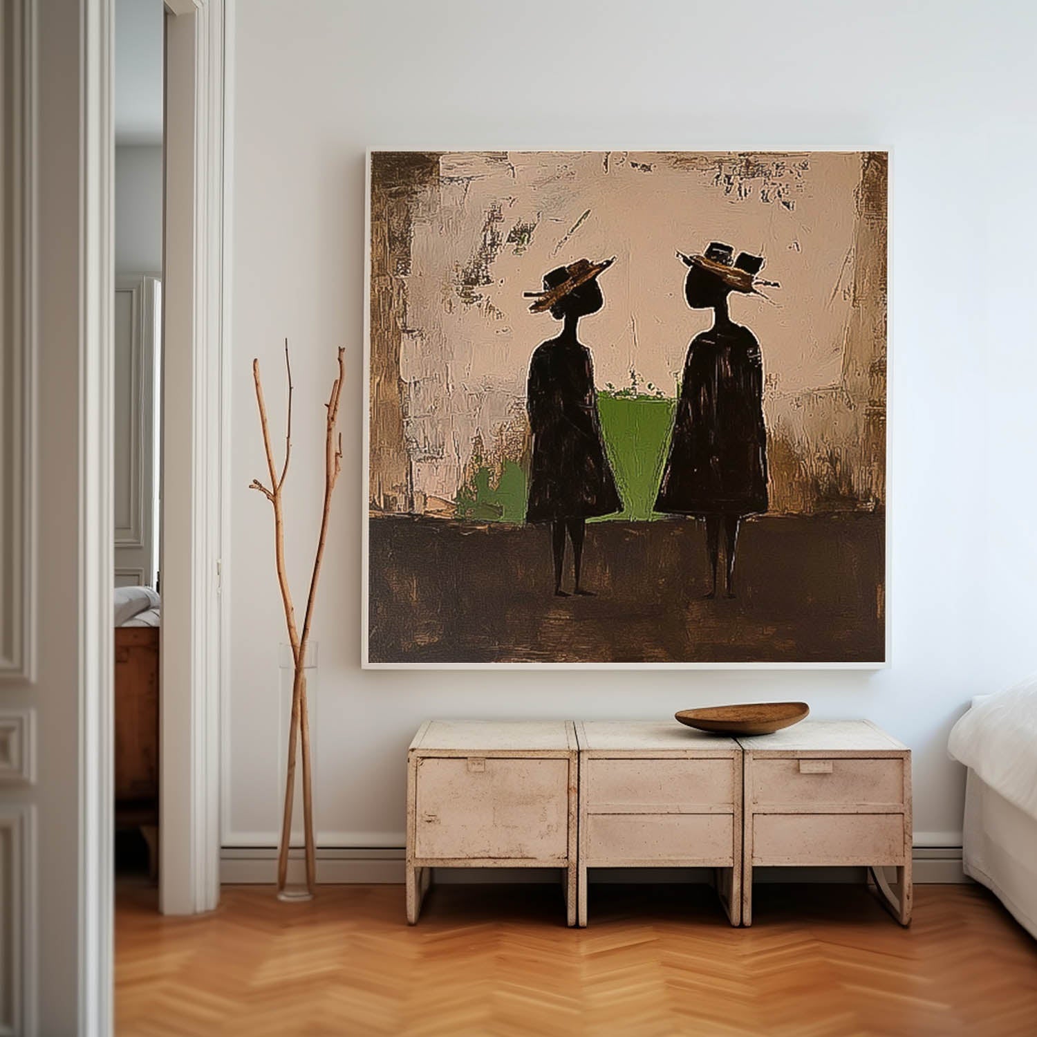 Wall Art Figure Silhouette Landscape Natural