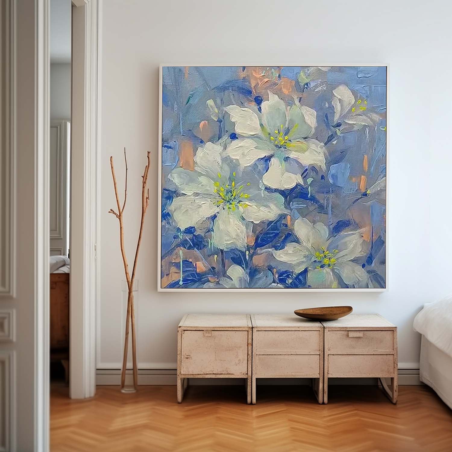 Wall Art Impressionist Flower Serene Calm Nature