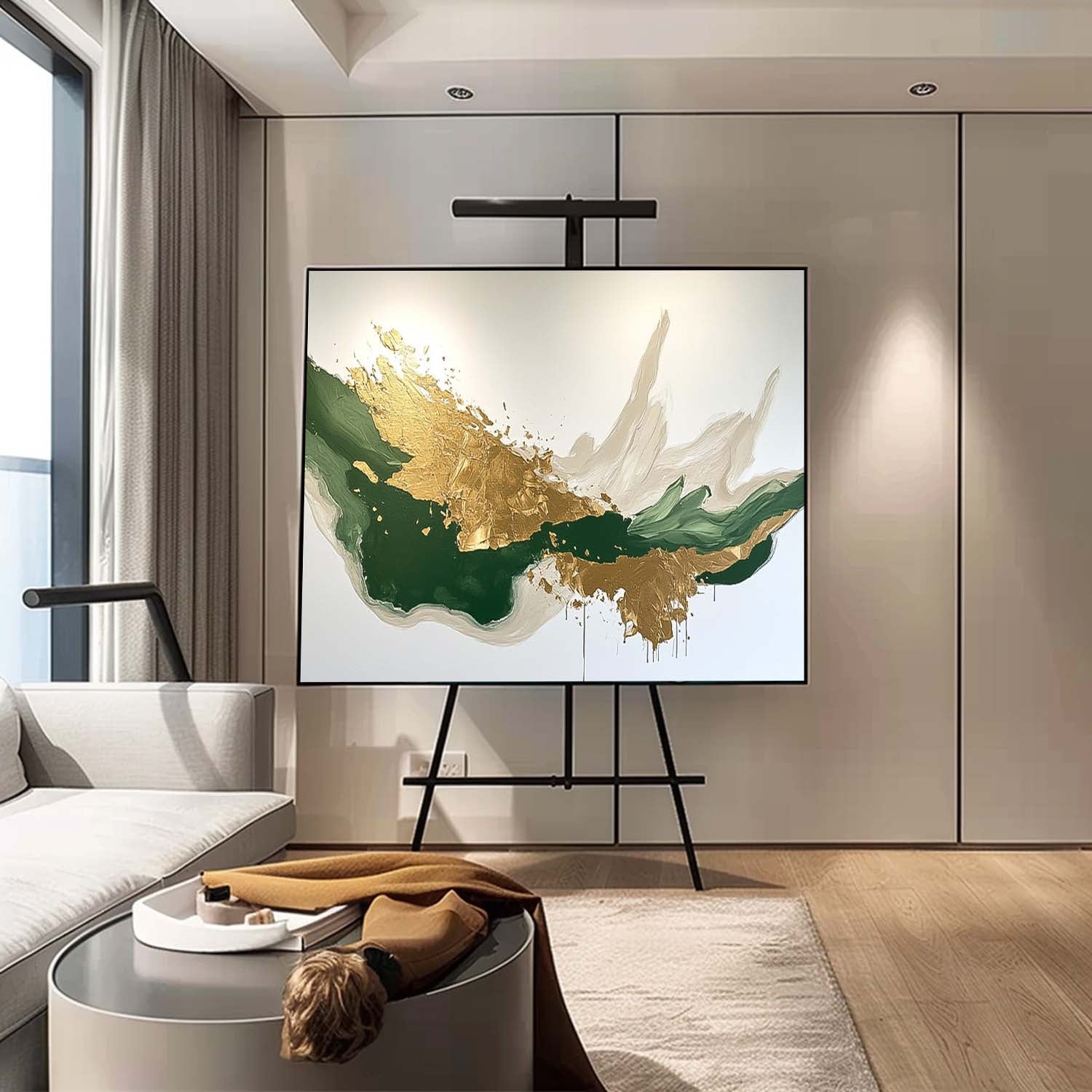 Abstract Canvas Art AB595 - Neutralighting