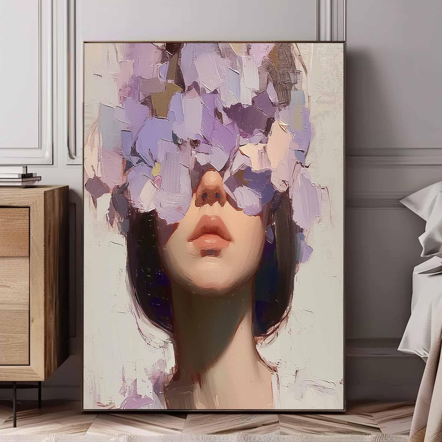 Wall Art Soft People Contemporary Serene