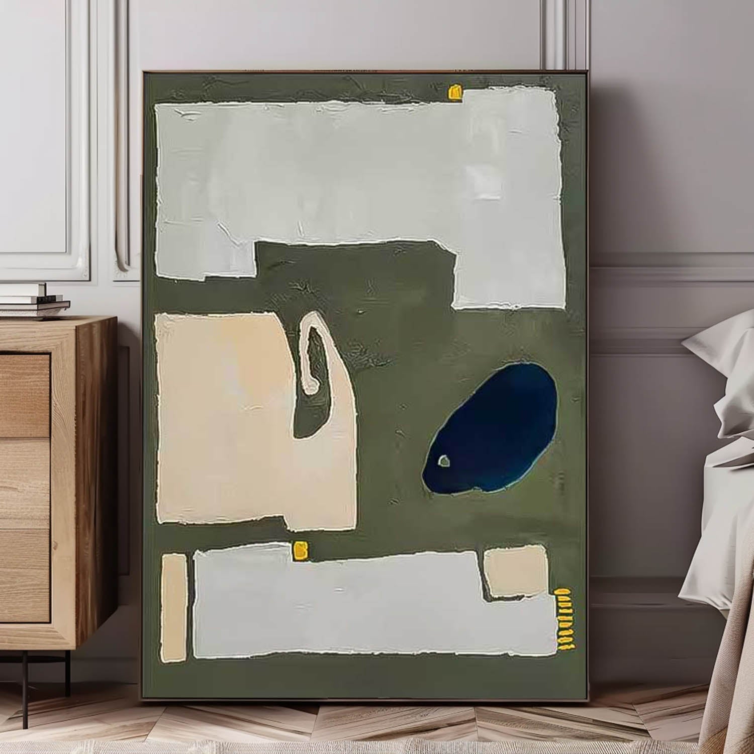Abstract Impasto Canvas Wall Art