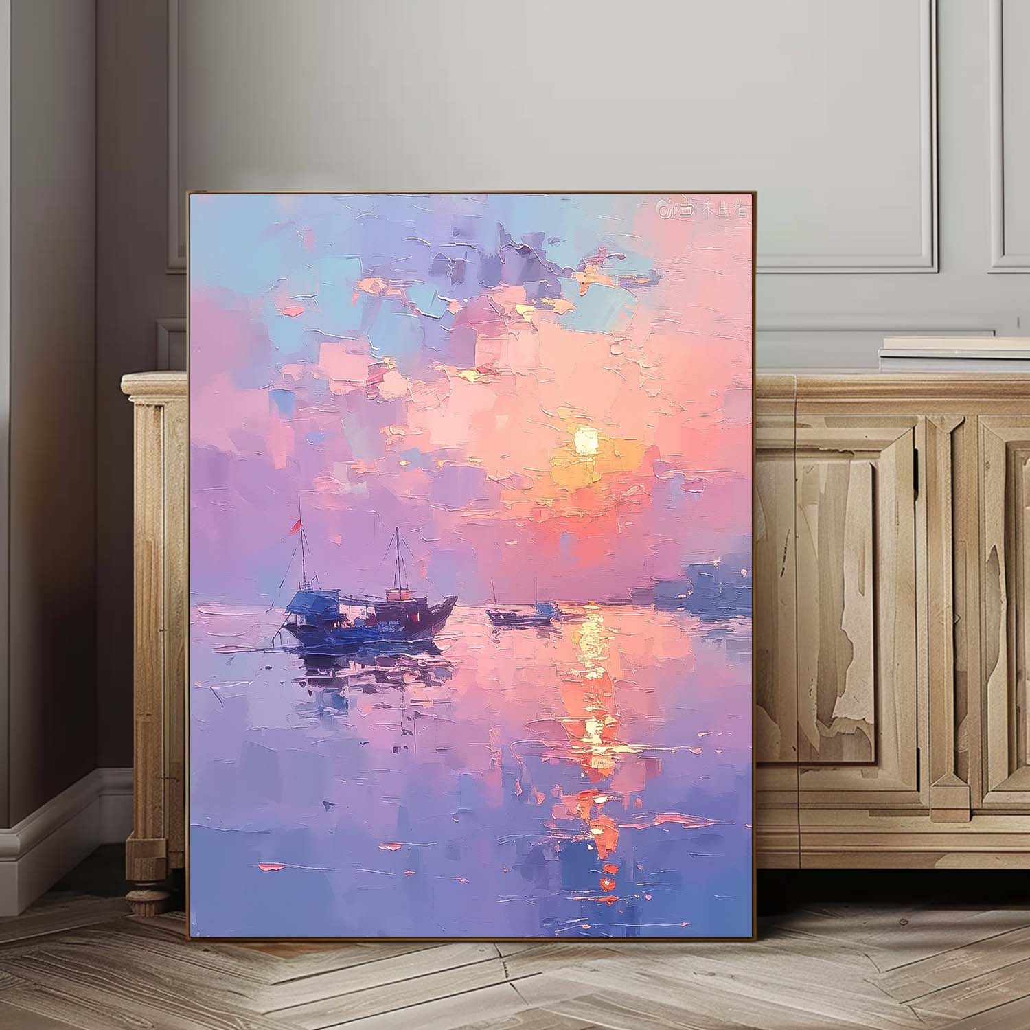 Wall Art Landscape Delicate Painterly Decor