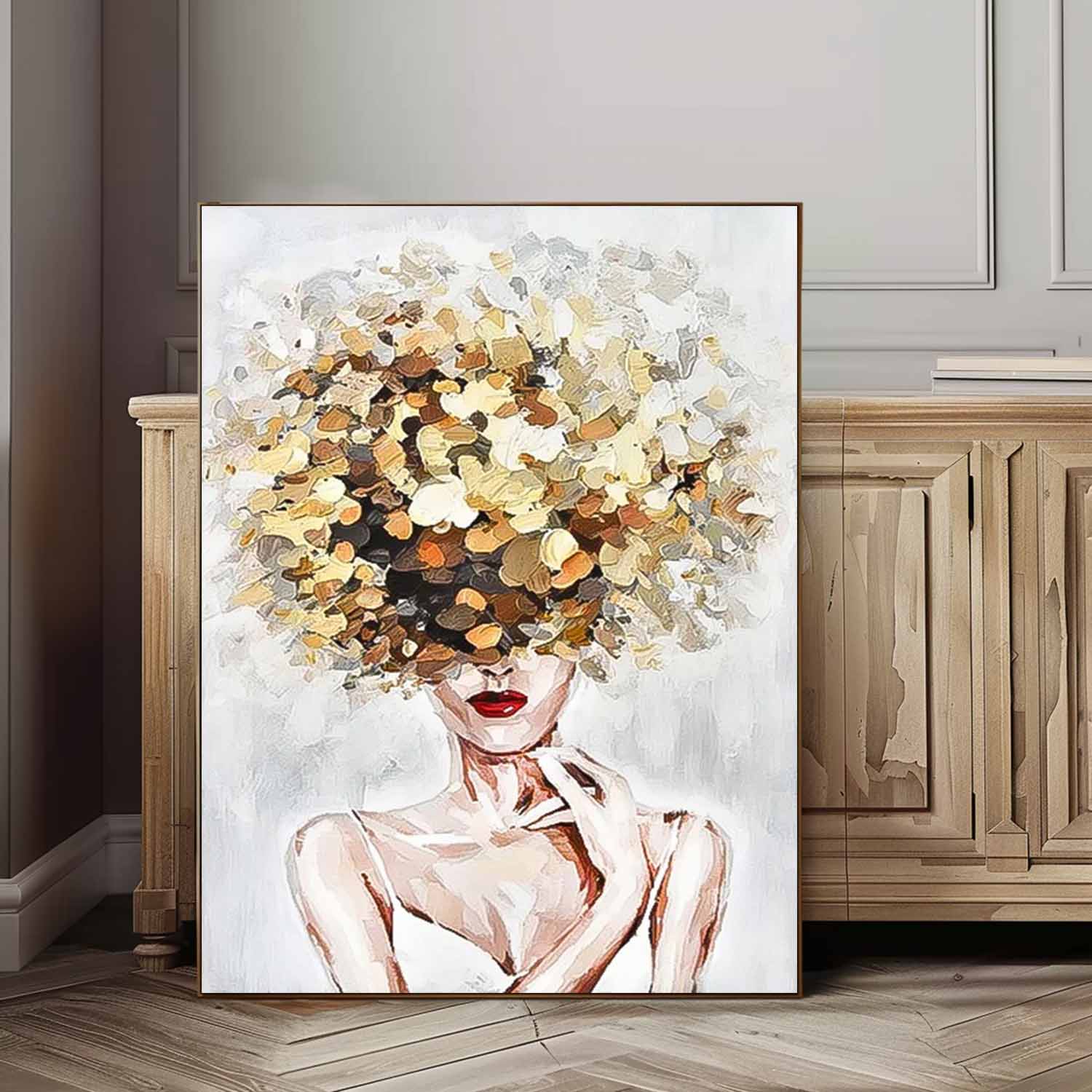 Wall Art Floral People Ethereal Serene