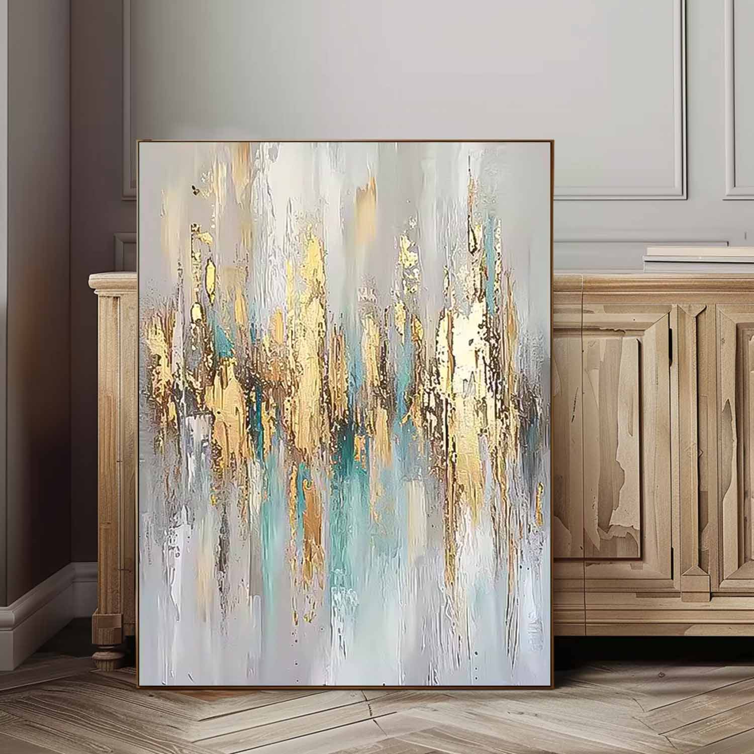 Wall Art Impasto Abstract Modern Understated
