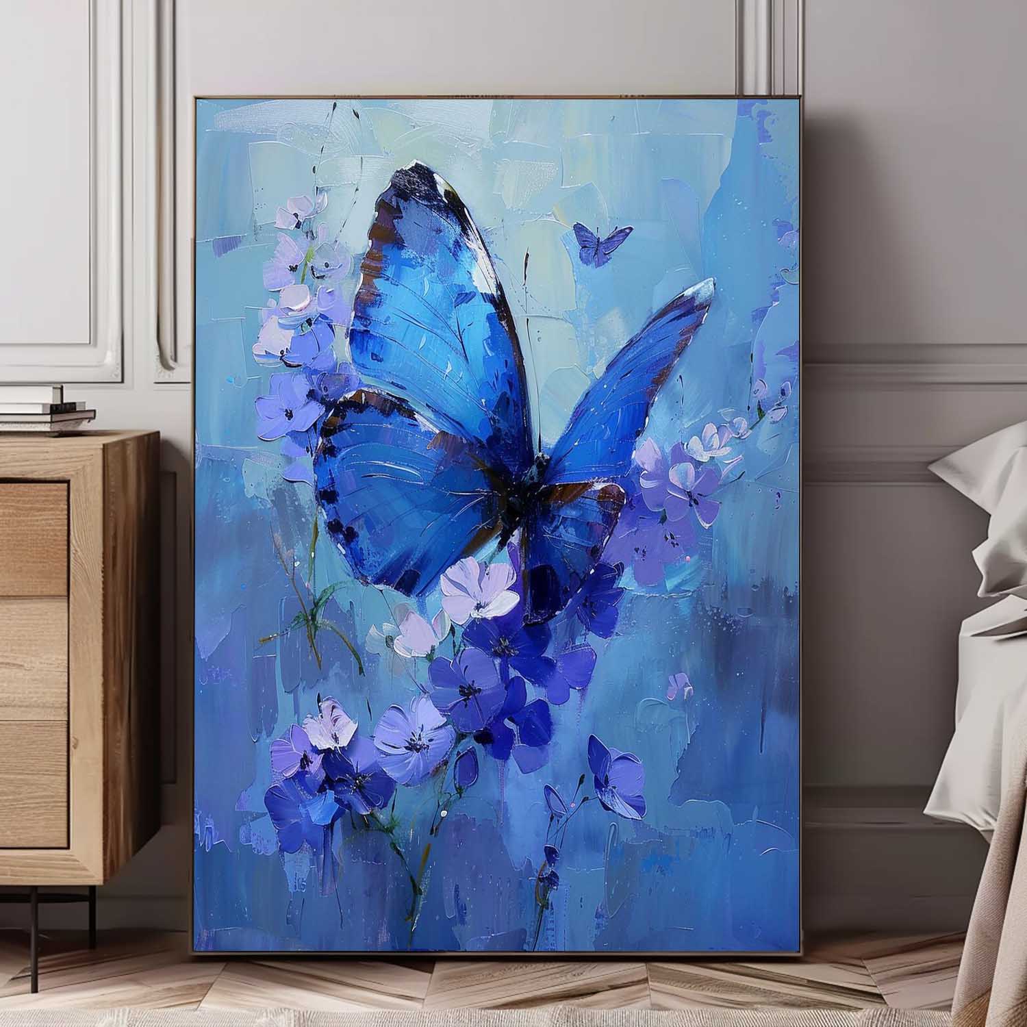 Wall Art Animal Butterfly Understated Whimsical