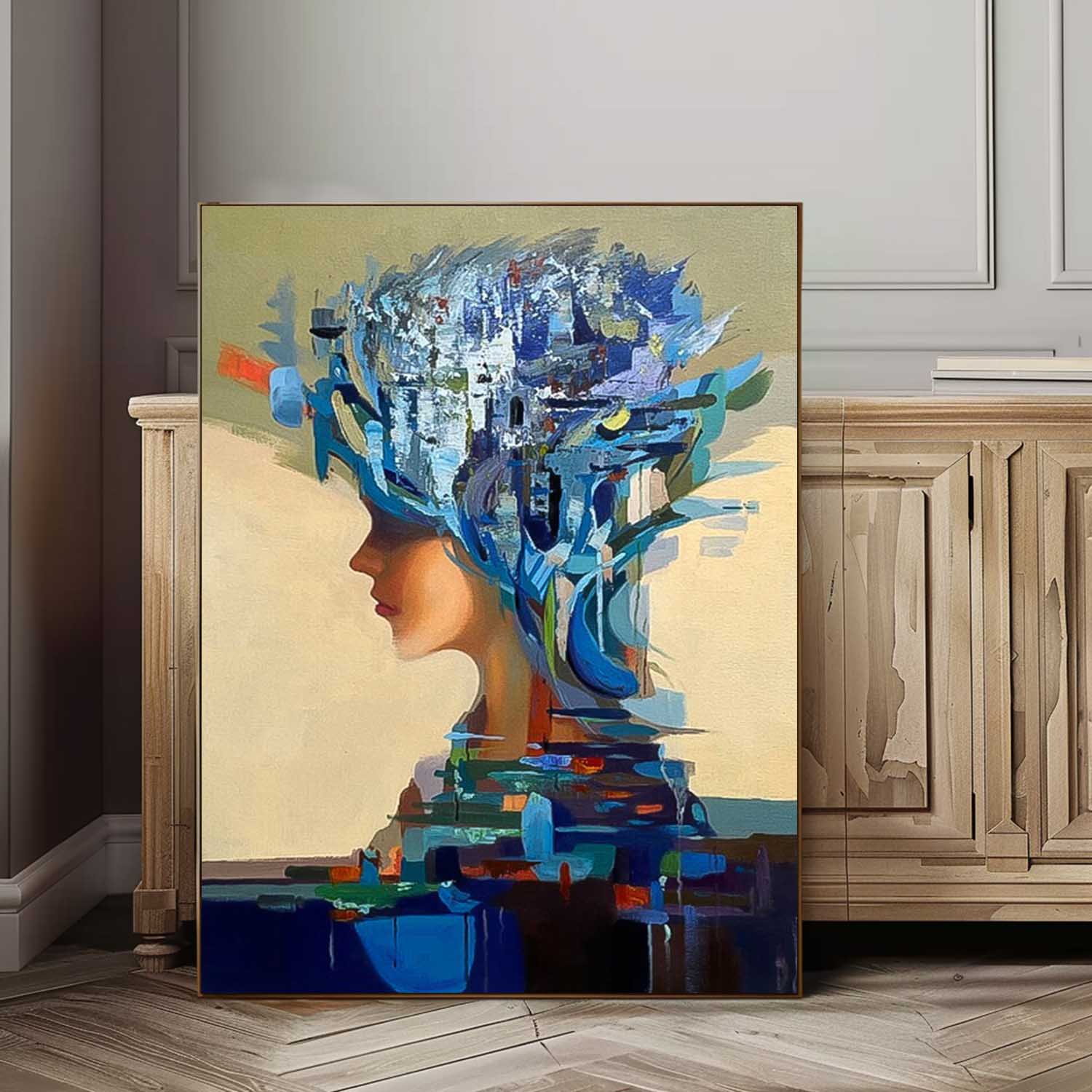 Wall Art People Floral Nature Ethereal Serene